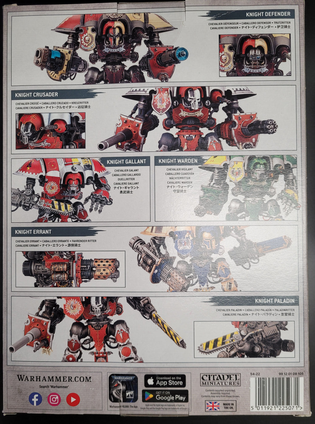 GW Warhammer 40k Imperial Knights Knight Questoris