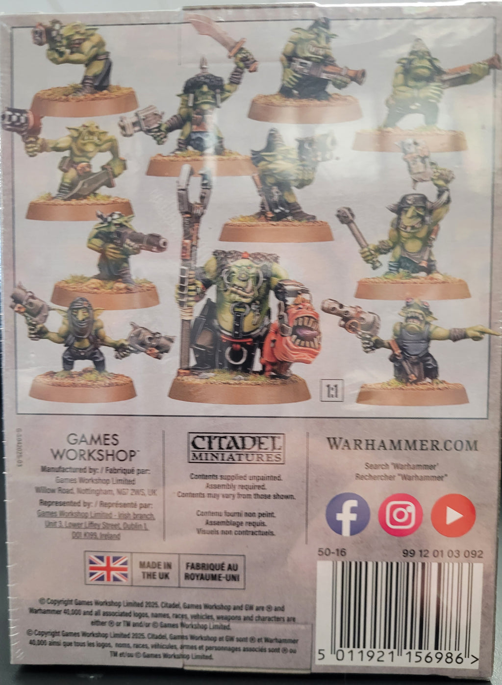 GW Warhammer 40k Orks Runtherd and Gretchin