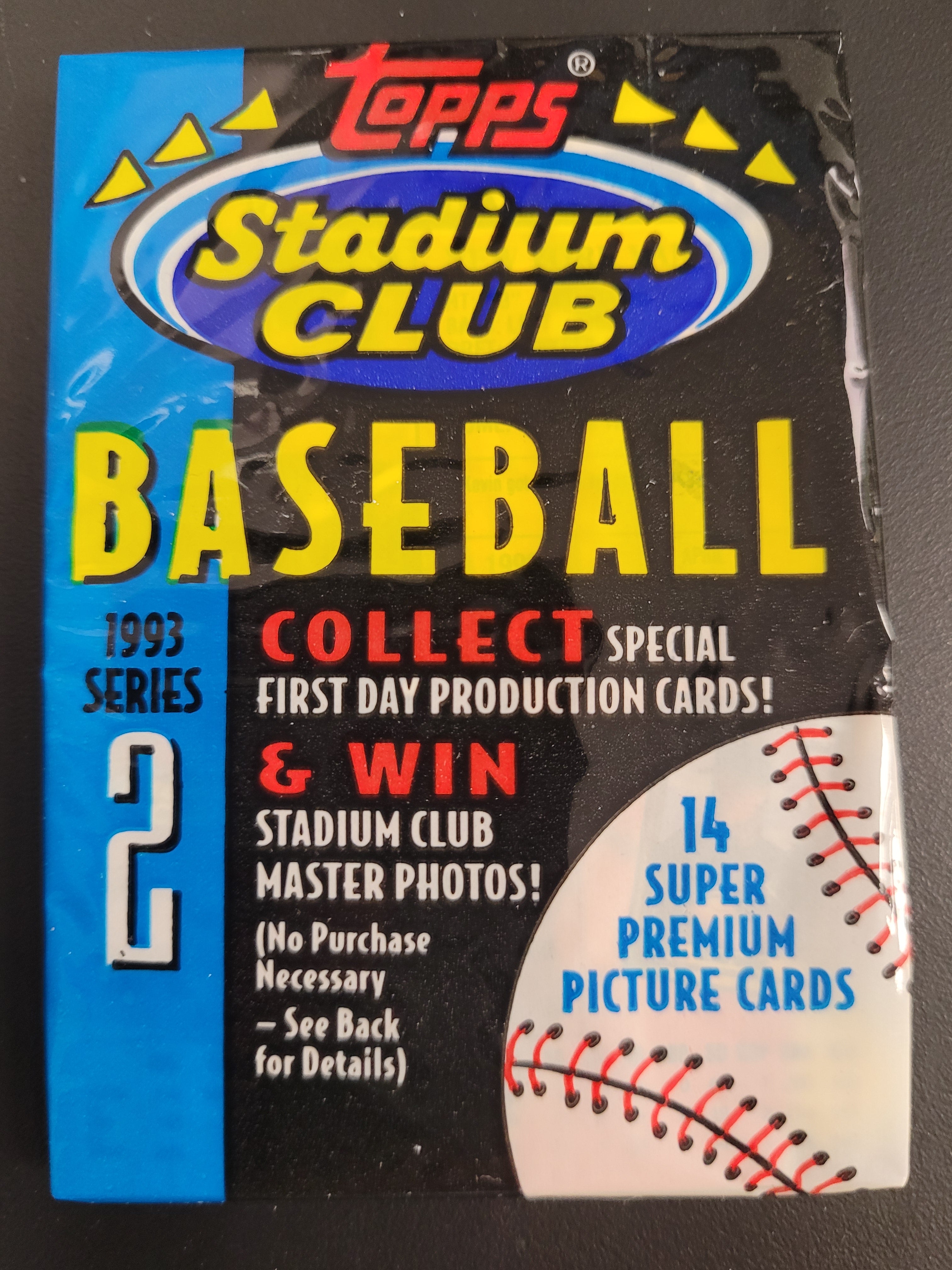 1993 Topps Stadium Club Baseball Series 2 pack