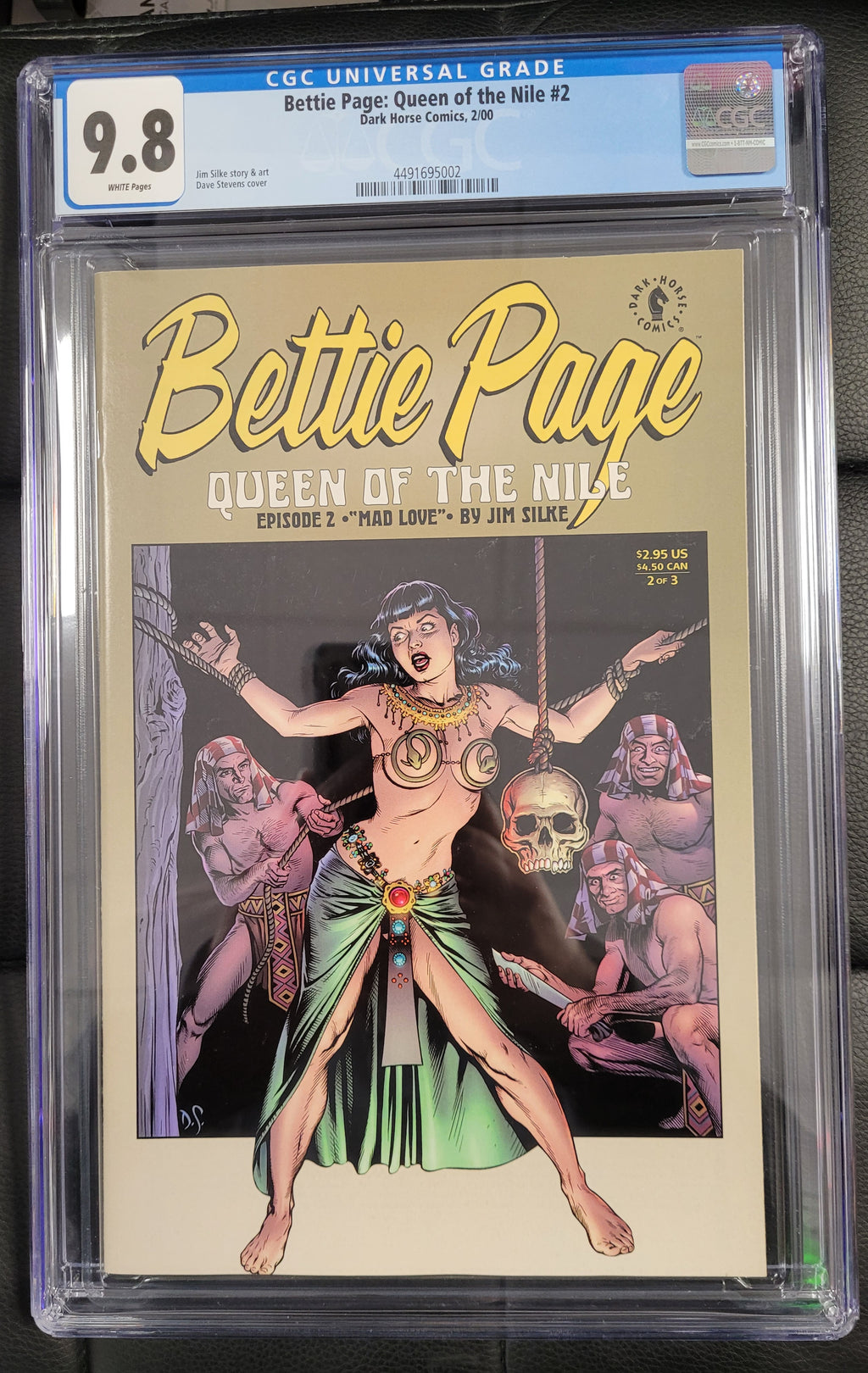 Dark Horse Bettie Page Queen of the Nile 2 CGC 9.8 Dave Stevens Cover