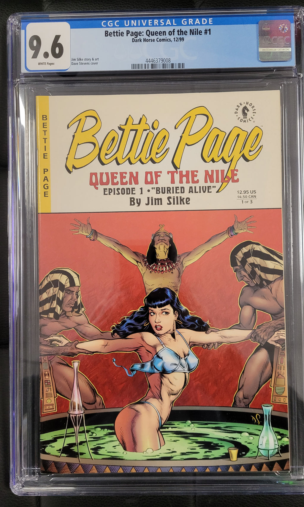 Dark Horse Bettie Page Queen of the Nile 1 CGC 9.6 Dave Stevens Cover