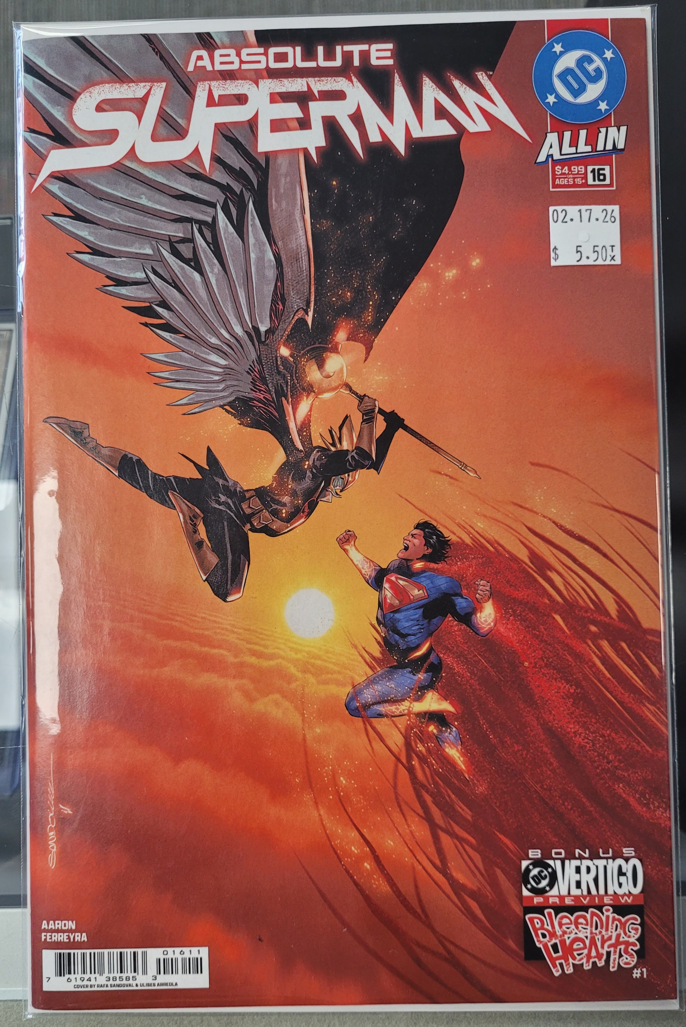 Absolute Superman 16A Sandoval & Arreola