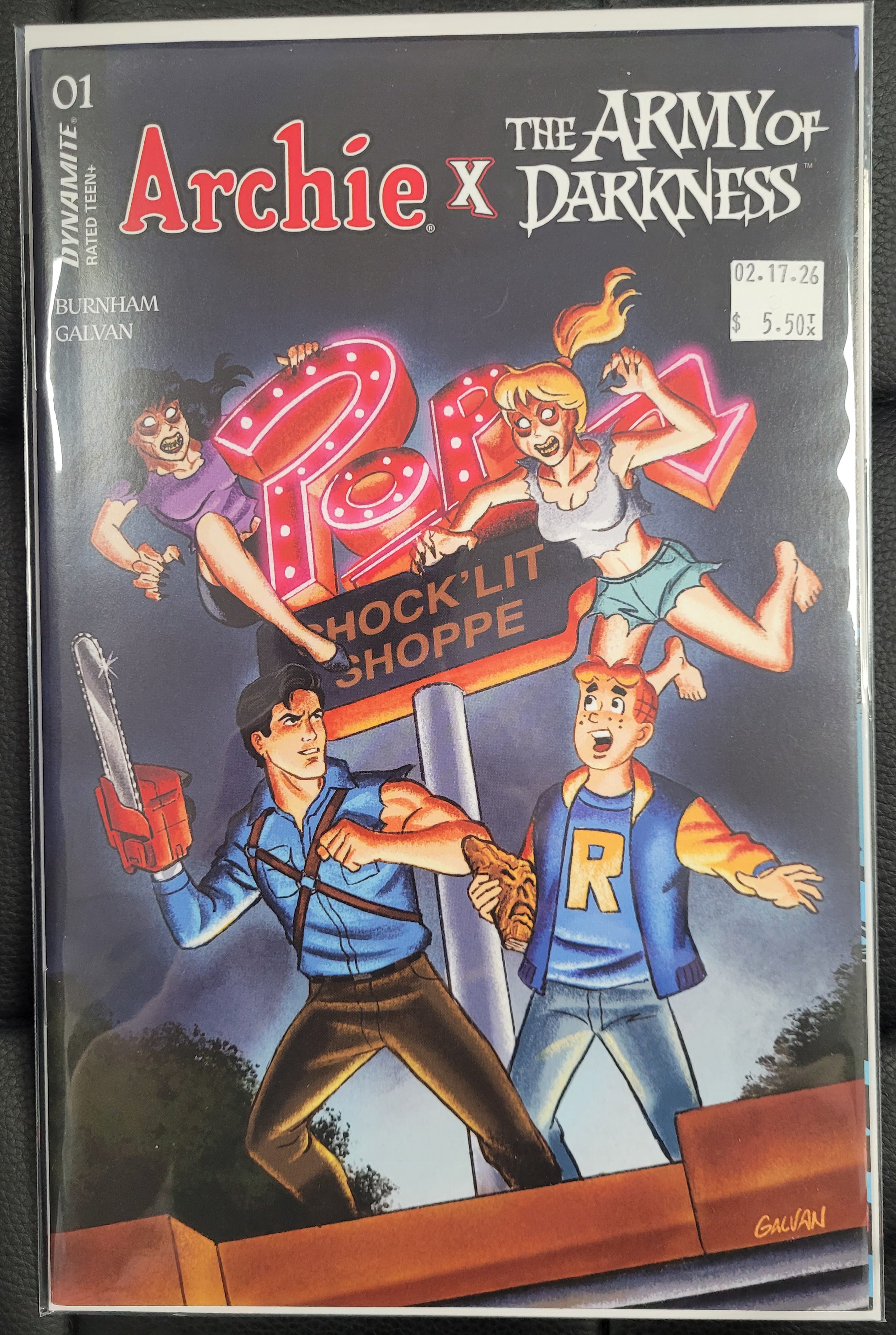 Archie x The Army of Darkness 1B Galvan