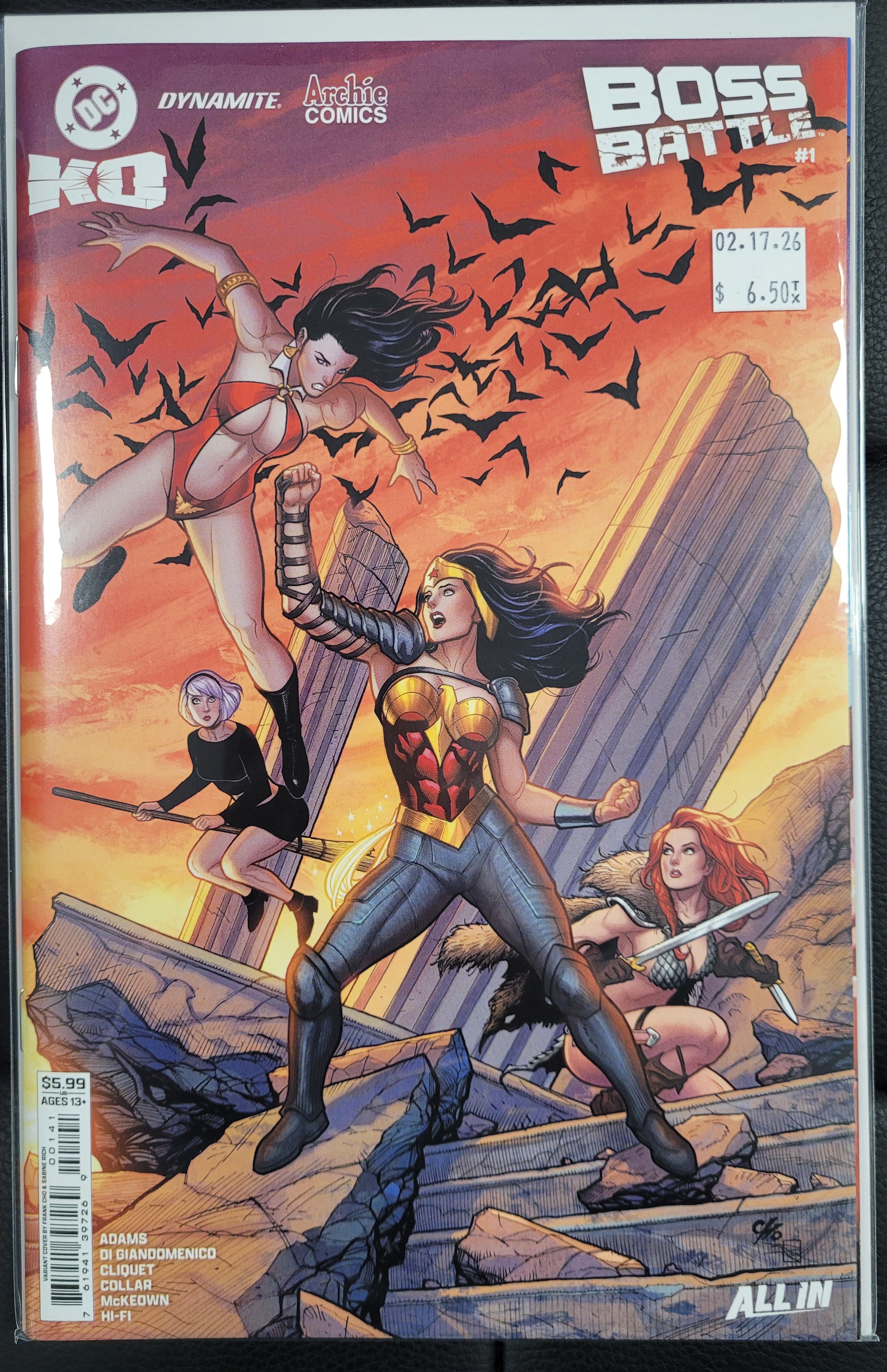 DC KO Boss Battle 1d Frank Cho