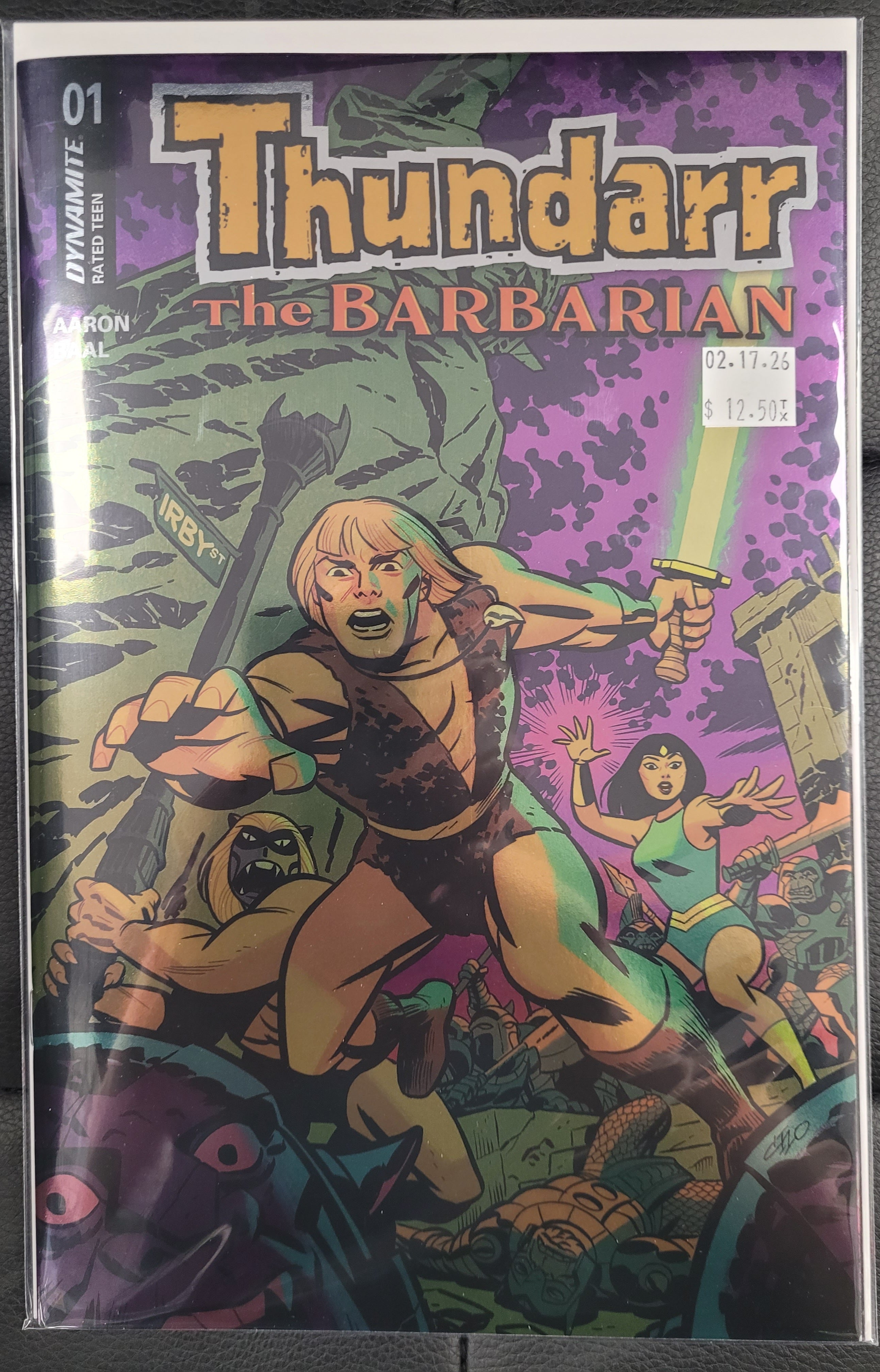 Dynamite Thundarr the Barbarian 1F Michael Cho Foil