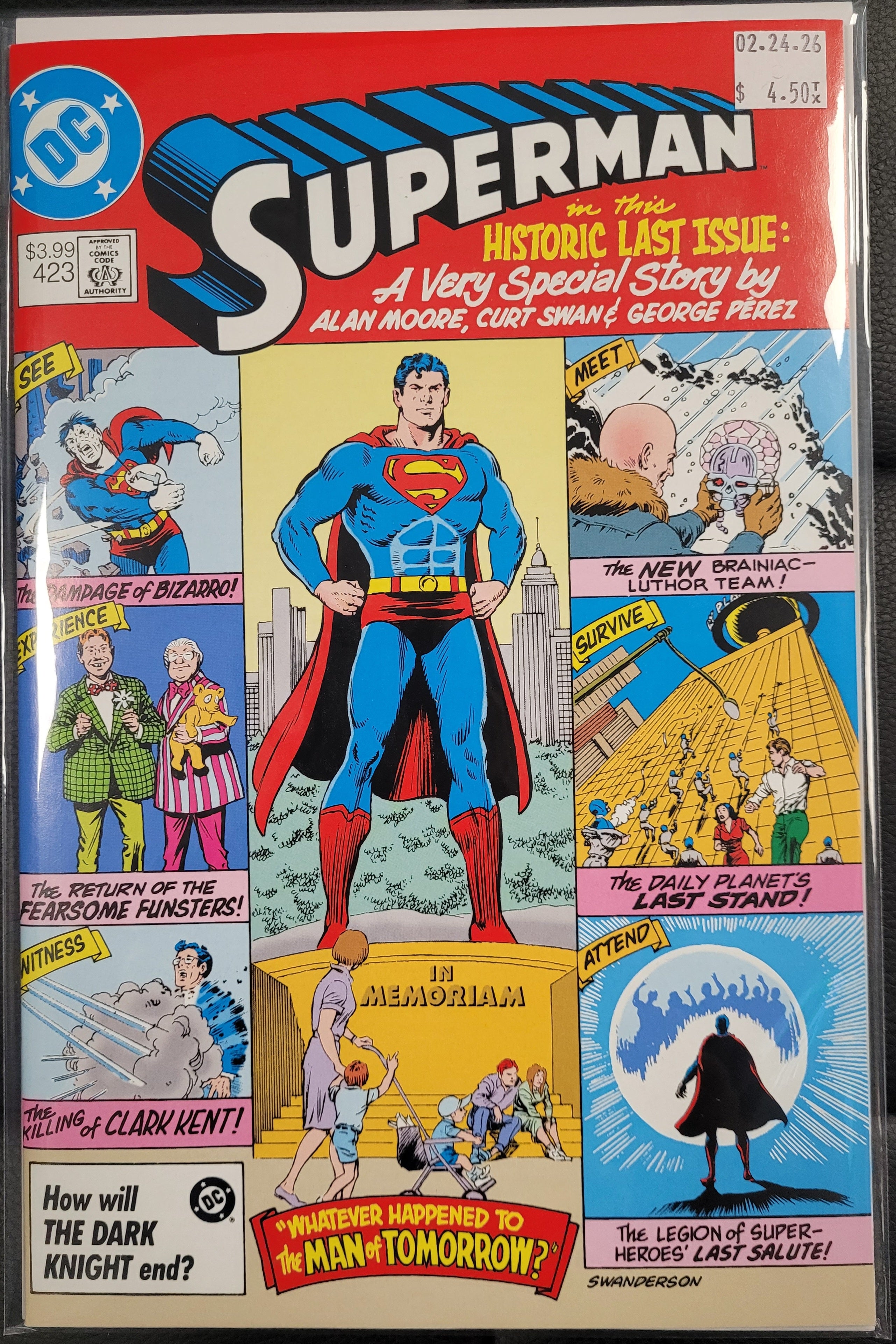 DC Superman 423 Facsimile