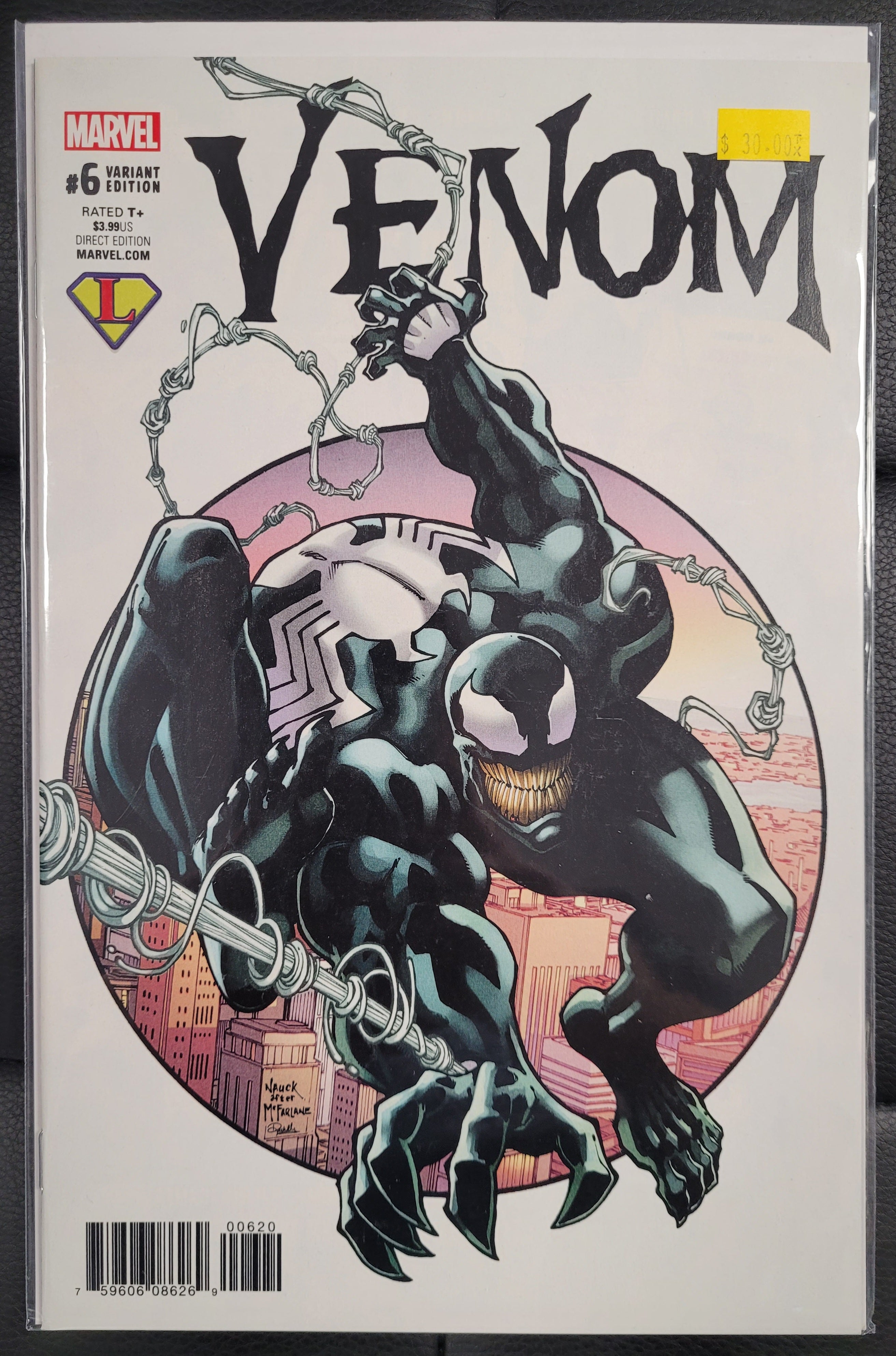 Marvel Venom #6 Legends Comics and Games Todd Nauck Exclusive