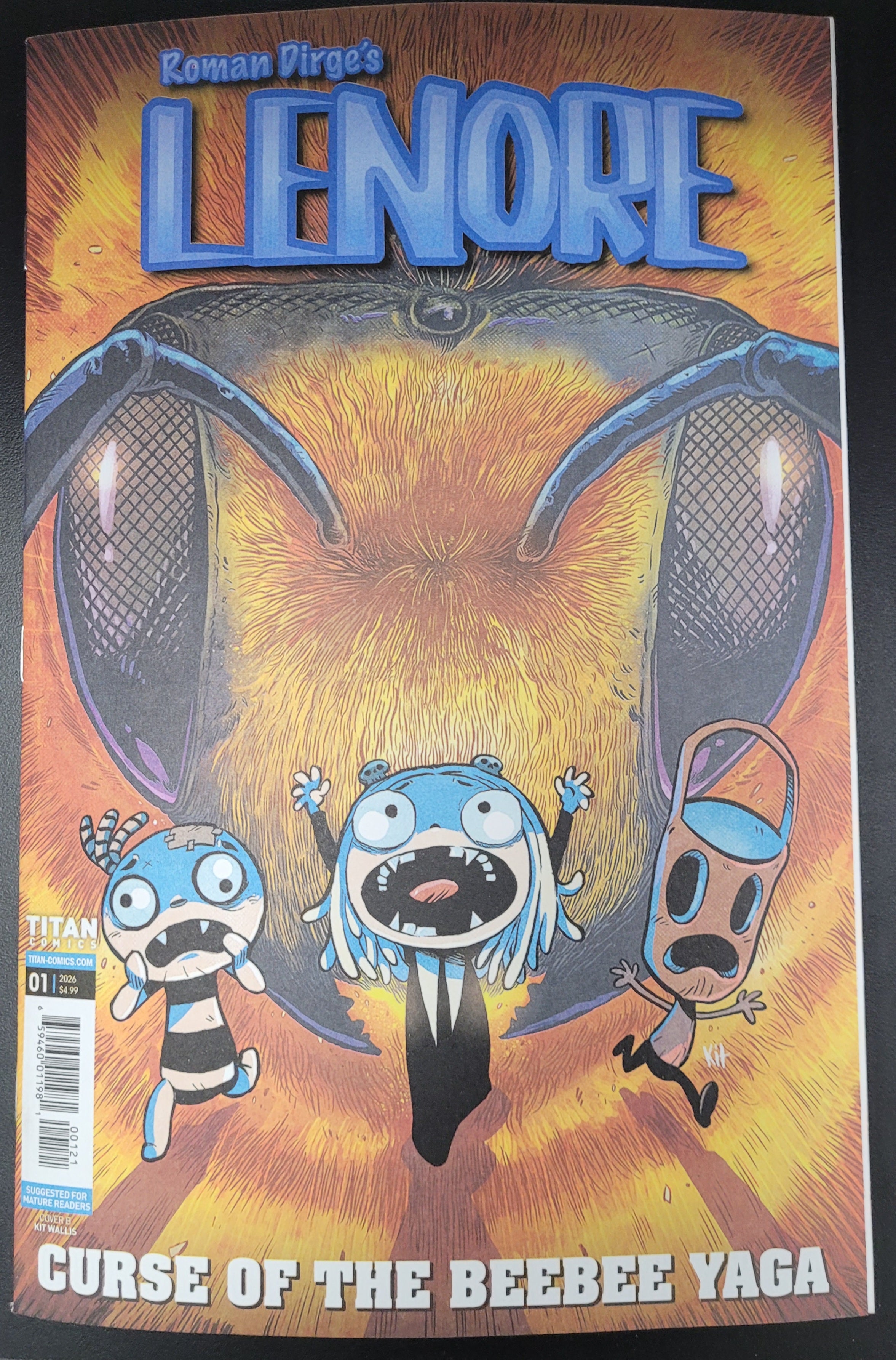 Titan Comics Lenore Curse of the Beebee Yaga 1b Wallis