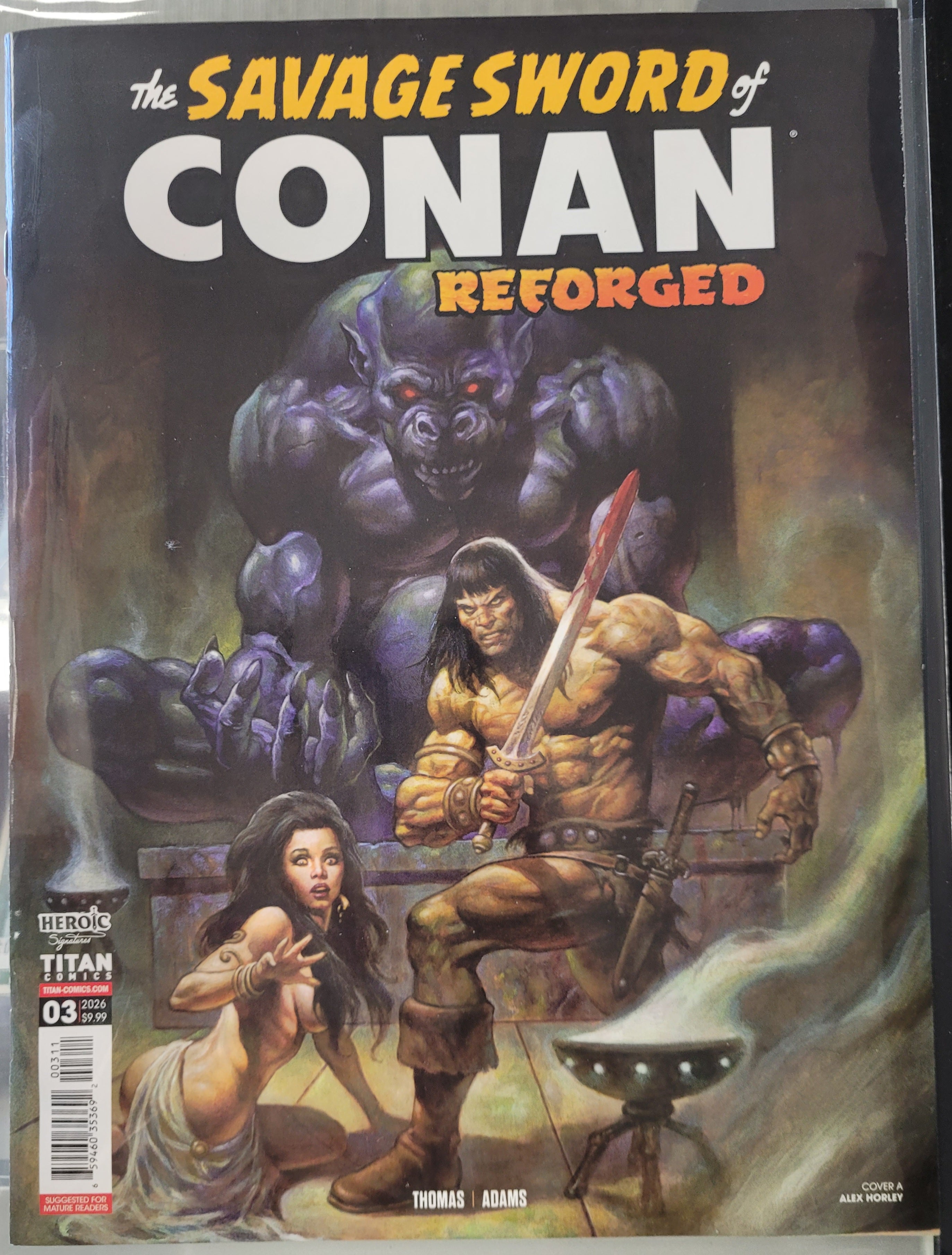 Titan Comics Savage Sword of Conan Reforged 3a Horley