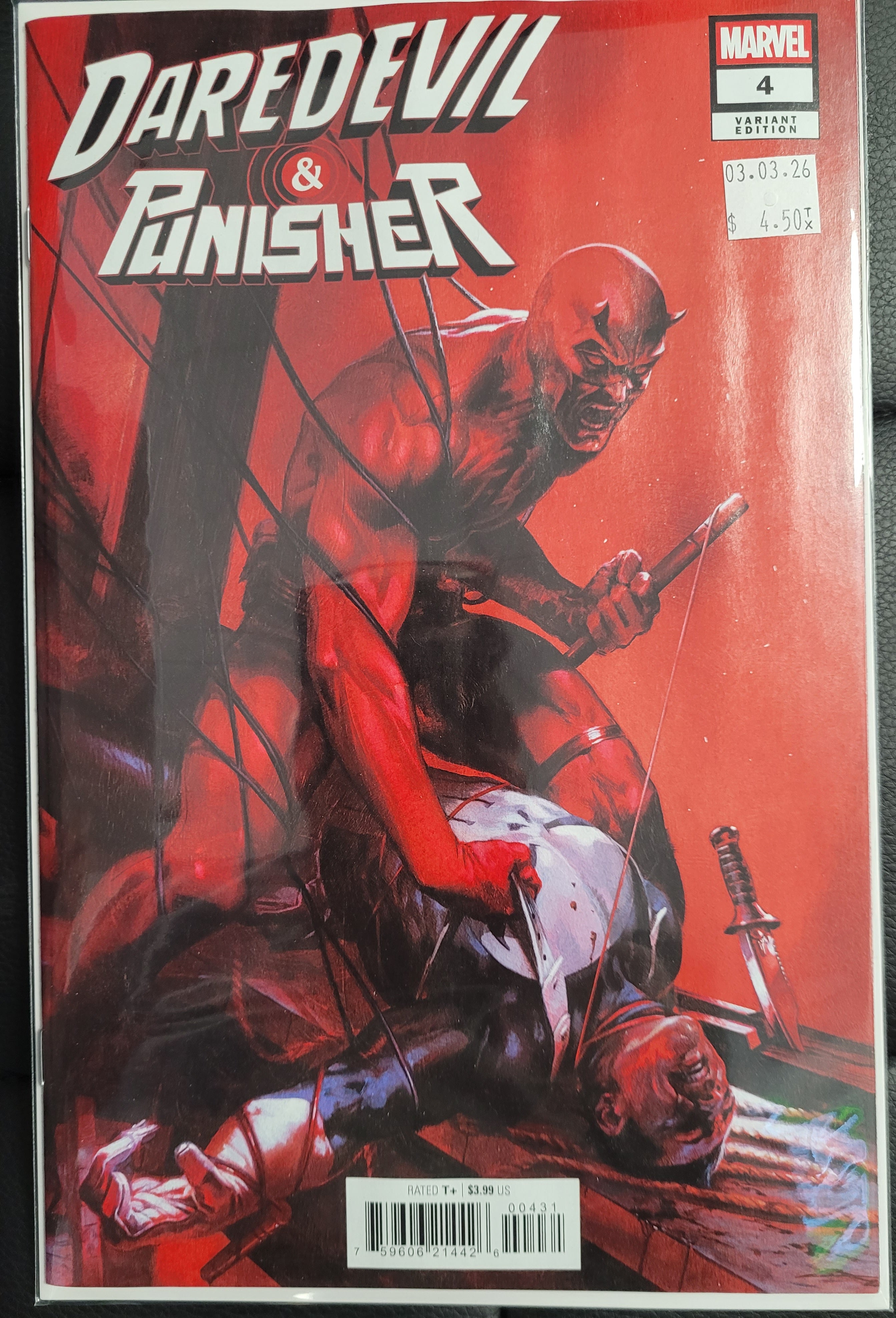Marvel Daredevil & Punisher 4c Dell'otto
