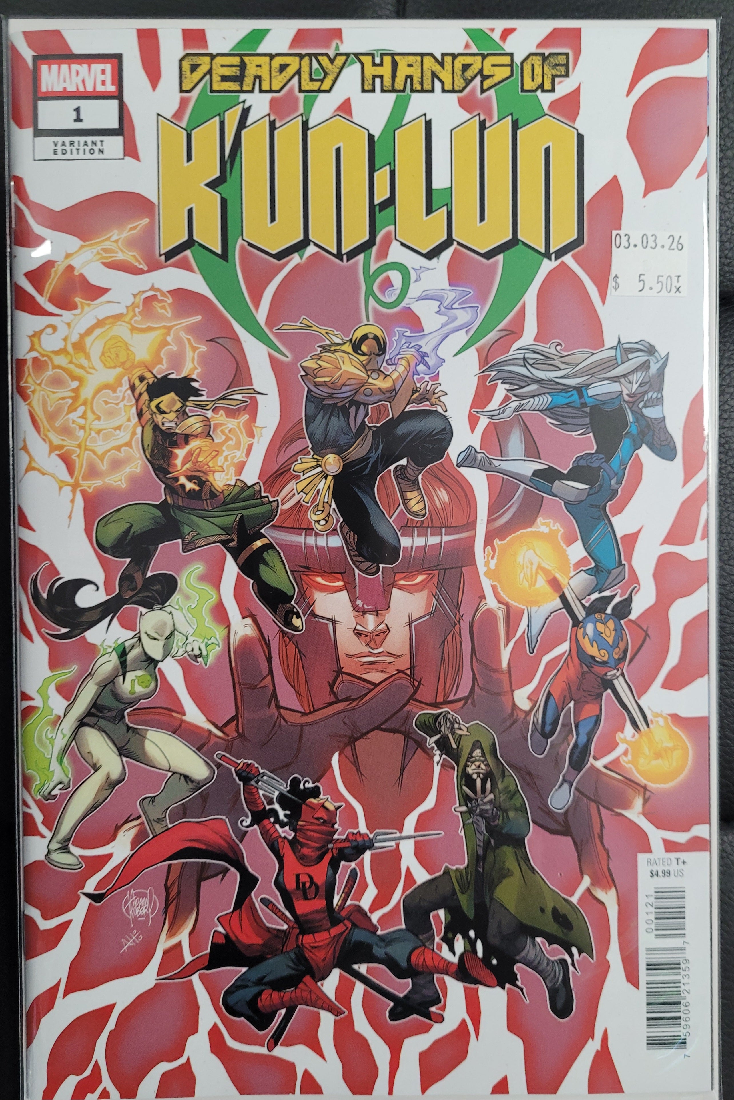 Marvel Deadly Hands of Kun Lun 1b Kubert