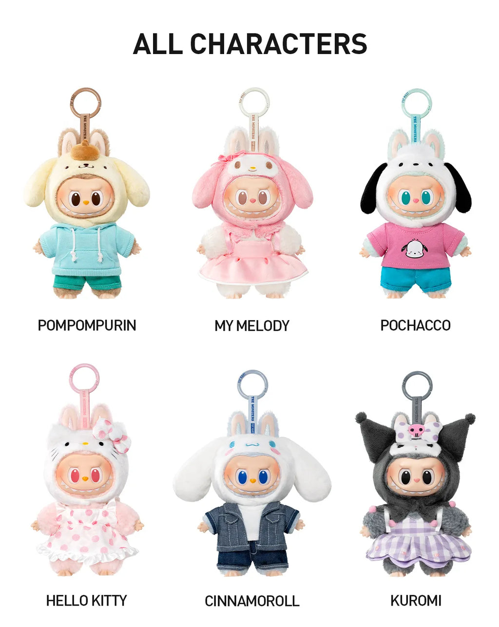 Pop Mart Labubu x Sanrio Hello Kitty and Friends Series Blind Box