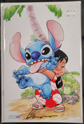 Dynamite Disney Lilo & Stitch #1 Legends/Buzz Exclusive Watercolor Signed by Buzz