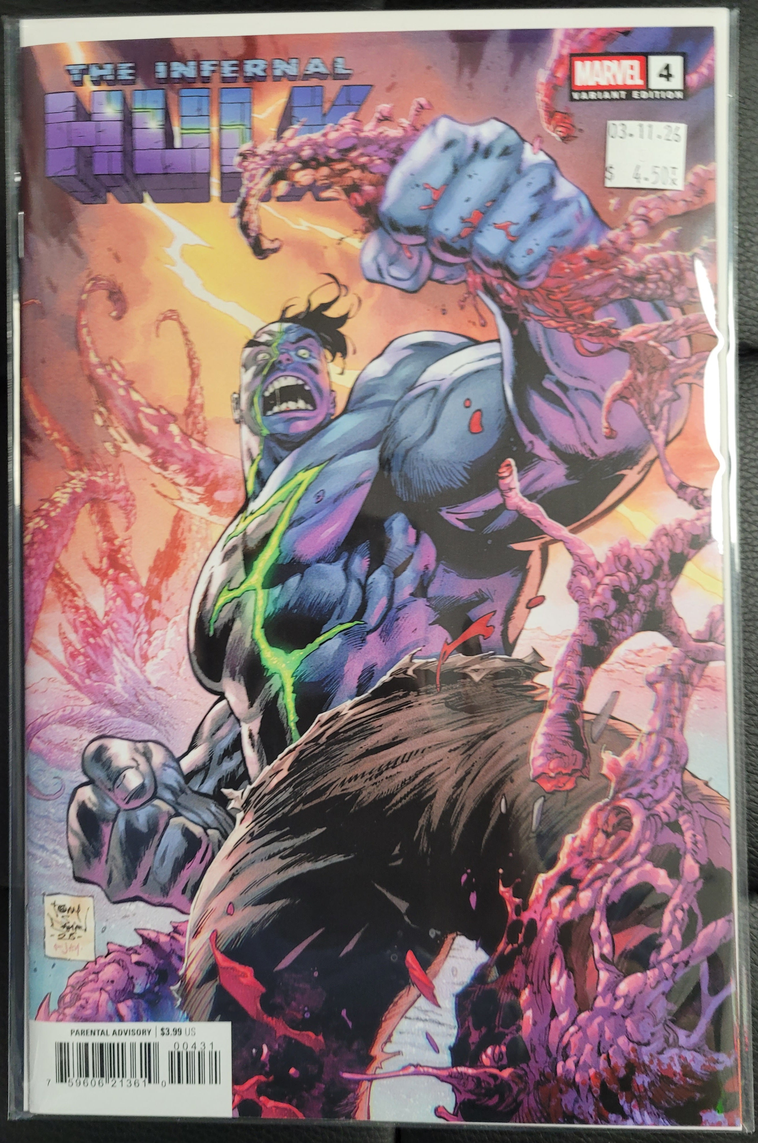 Marvel Infernal Hulk 4c Daniel