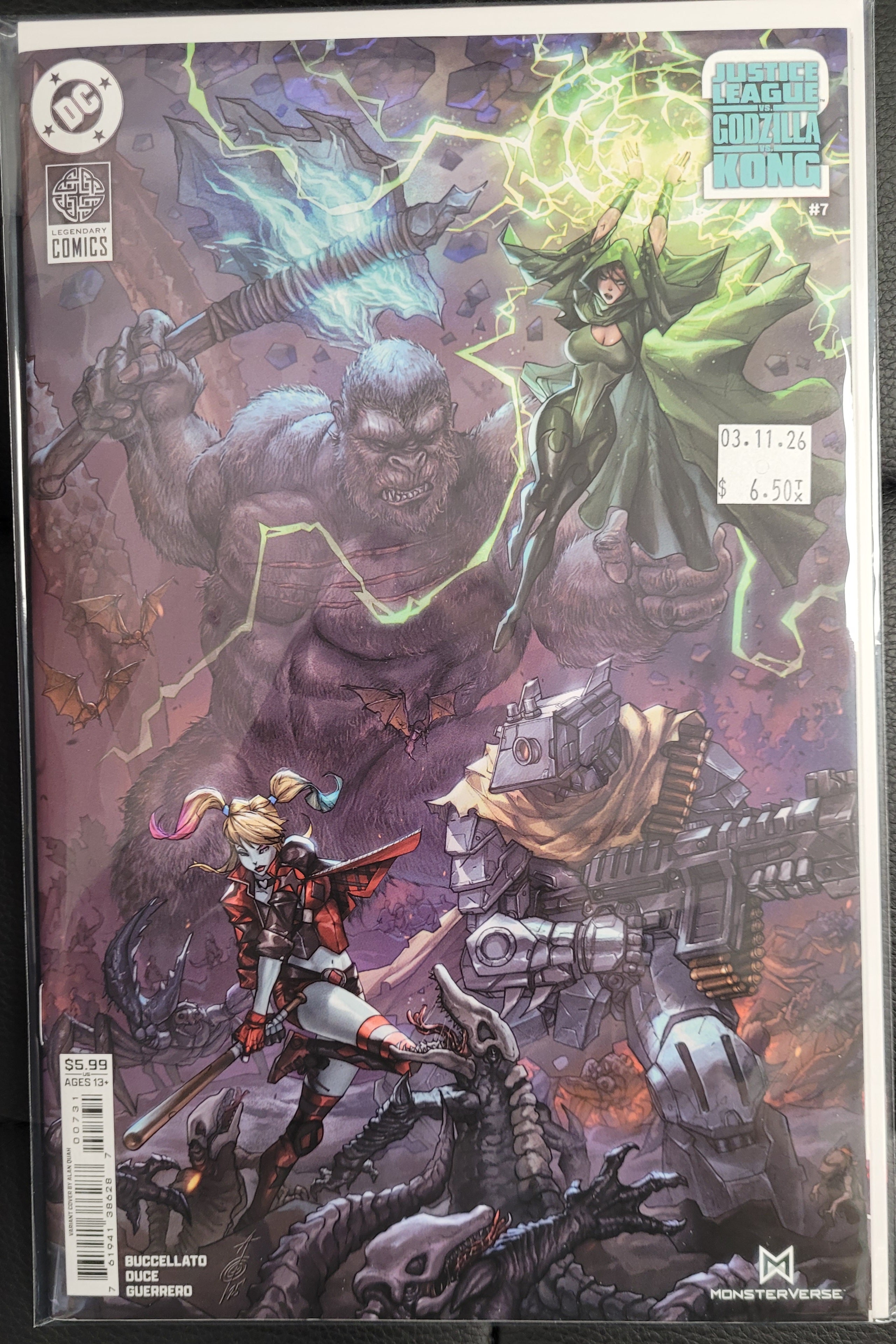 DC Justice League vs Godzilla vs Kong 2 #7c Quah