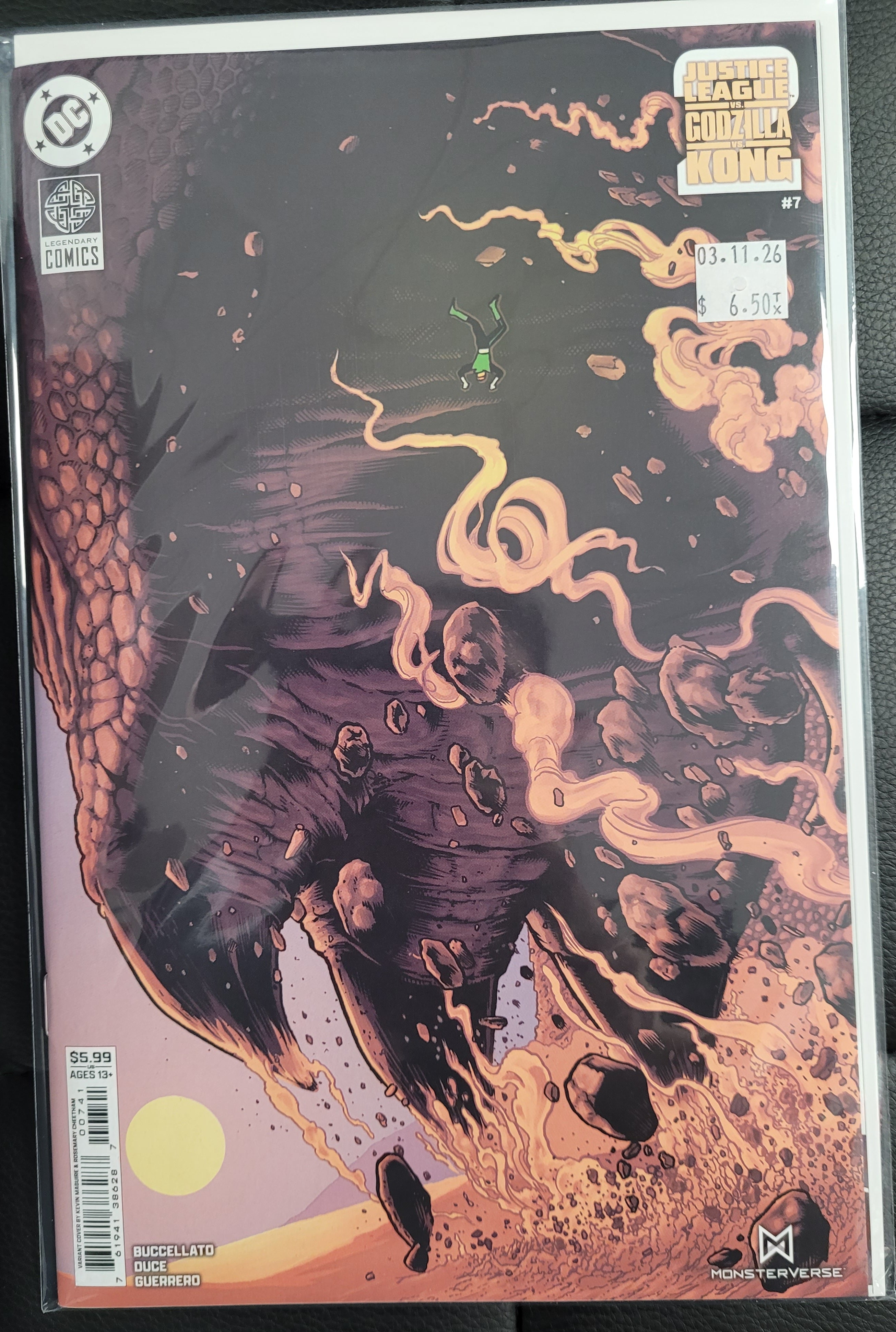 DC Justice League vs Godzilla vs Kong 2 #7d Maguire & Cheetham