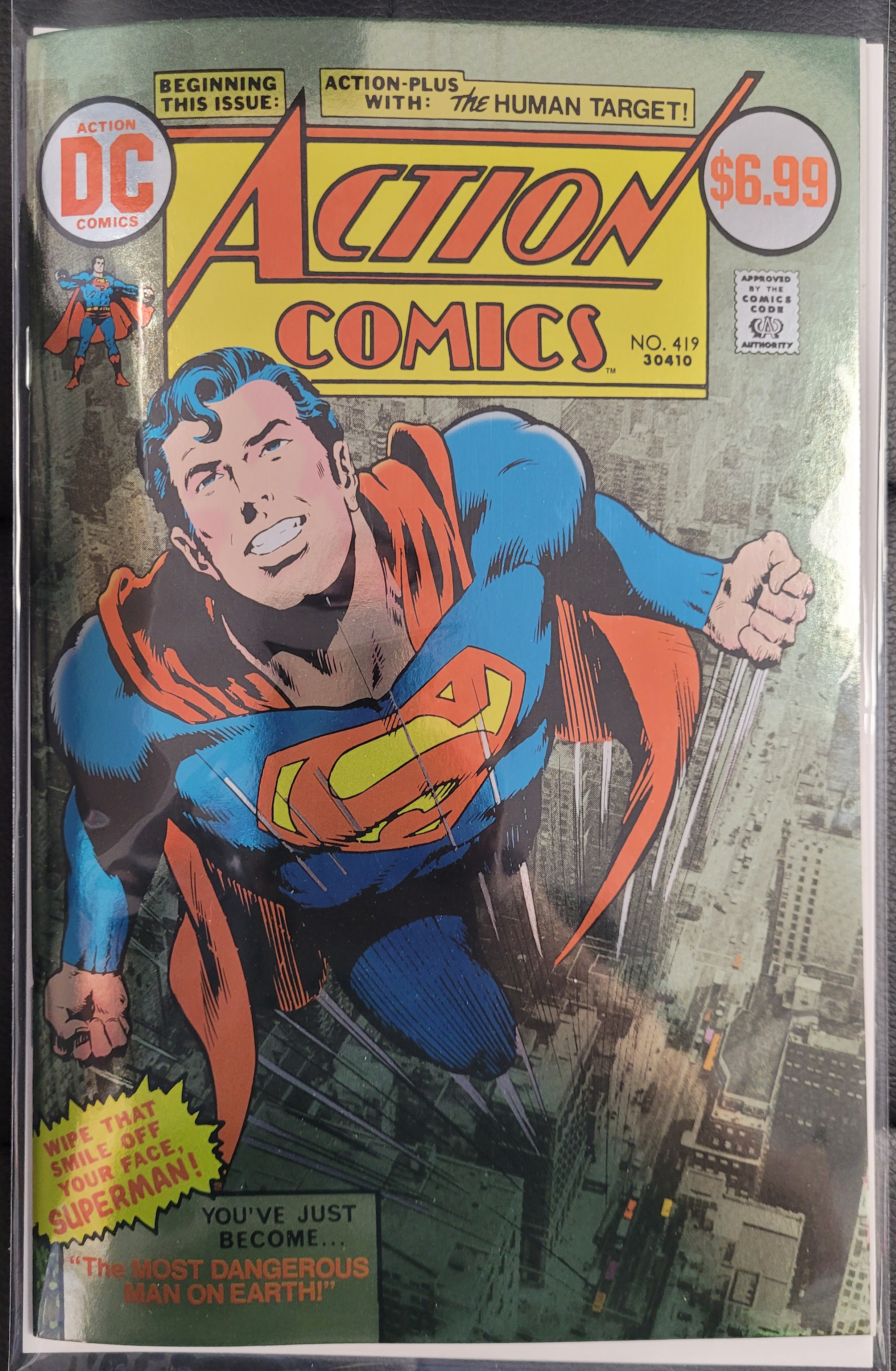DC Action Comics 419c Foil Facsimile