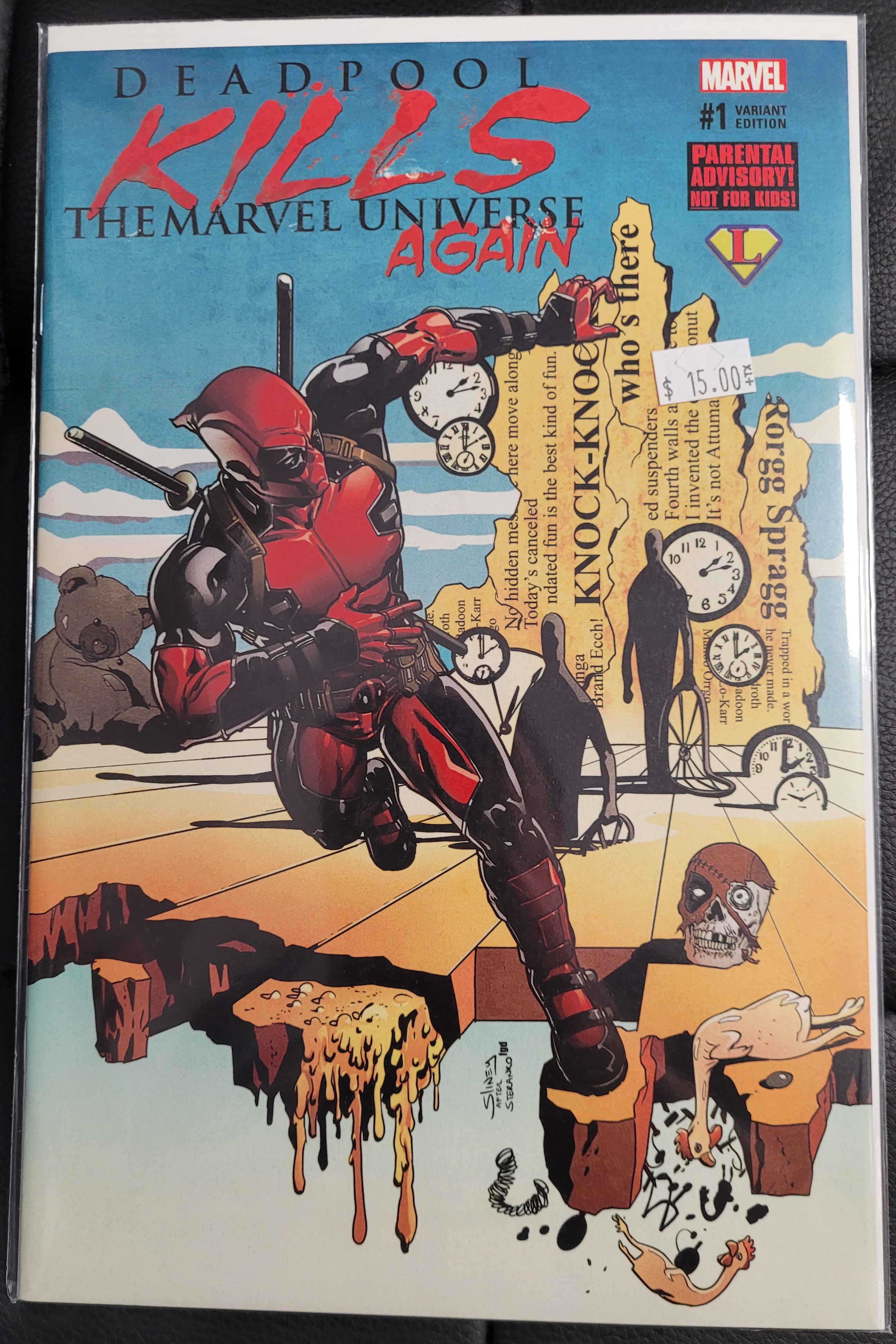 Marvel Deadpool Kills the Marvel Universe Again 1 Legends Comics and Games Will Sliney Exclusive