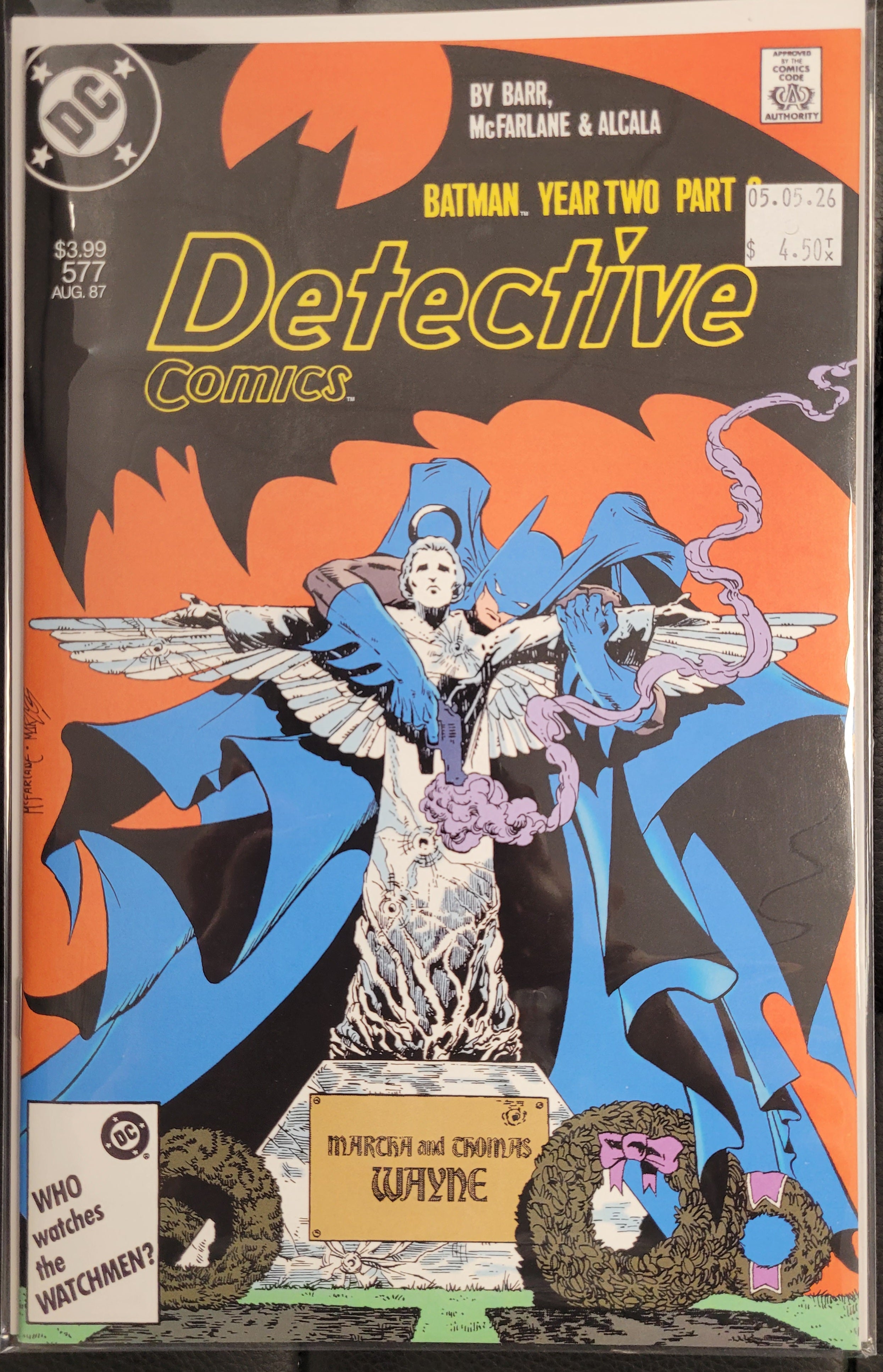 DC Detective Comics 577a Facsimile