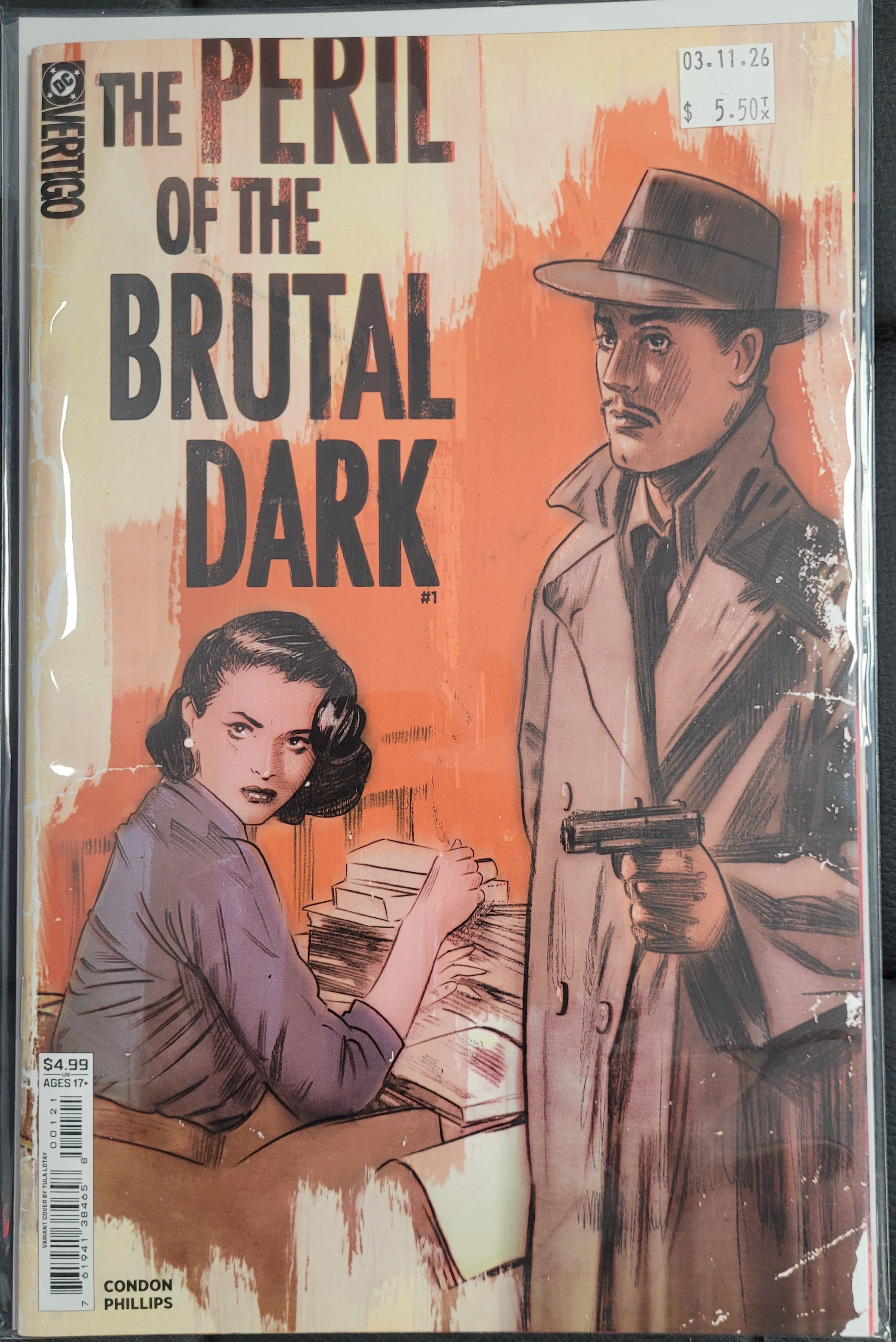 DC/Vertigo The Peril of the Brutal Dark 1b Lotay