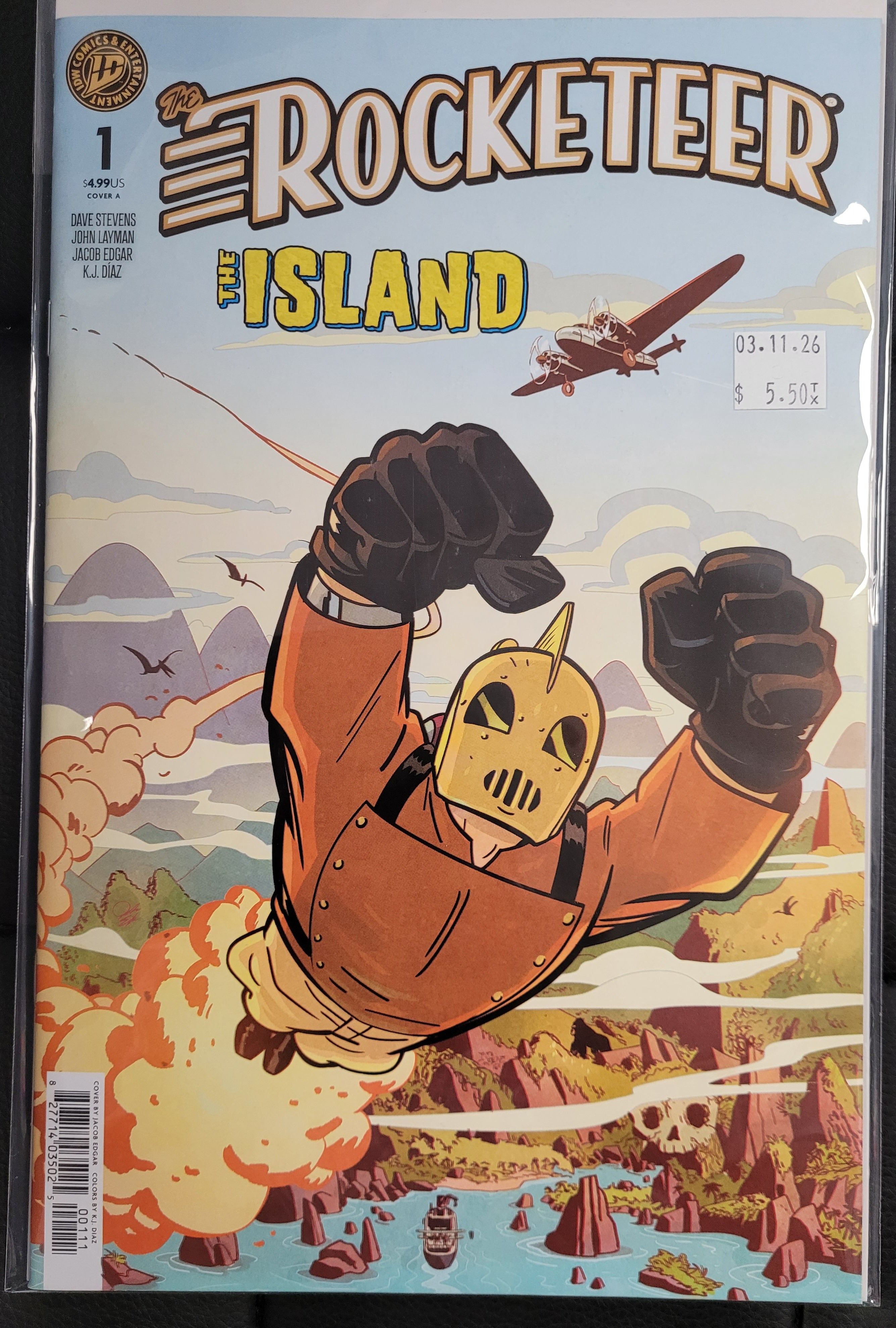 IDW Rocketeer The Island 1a Edgar