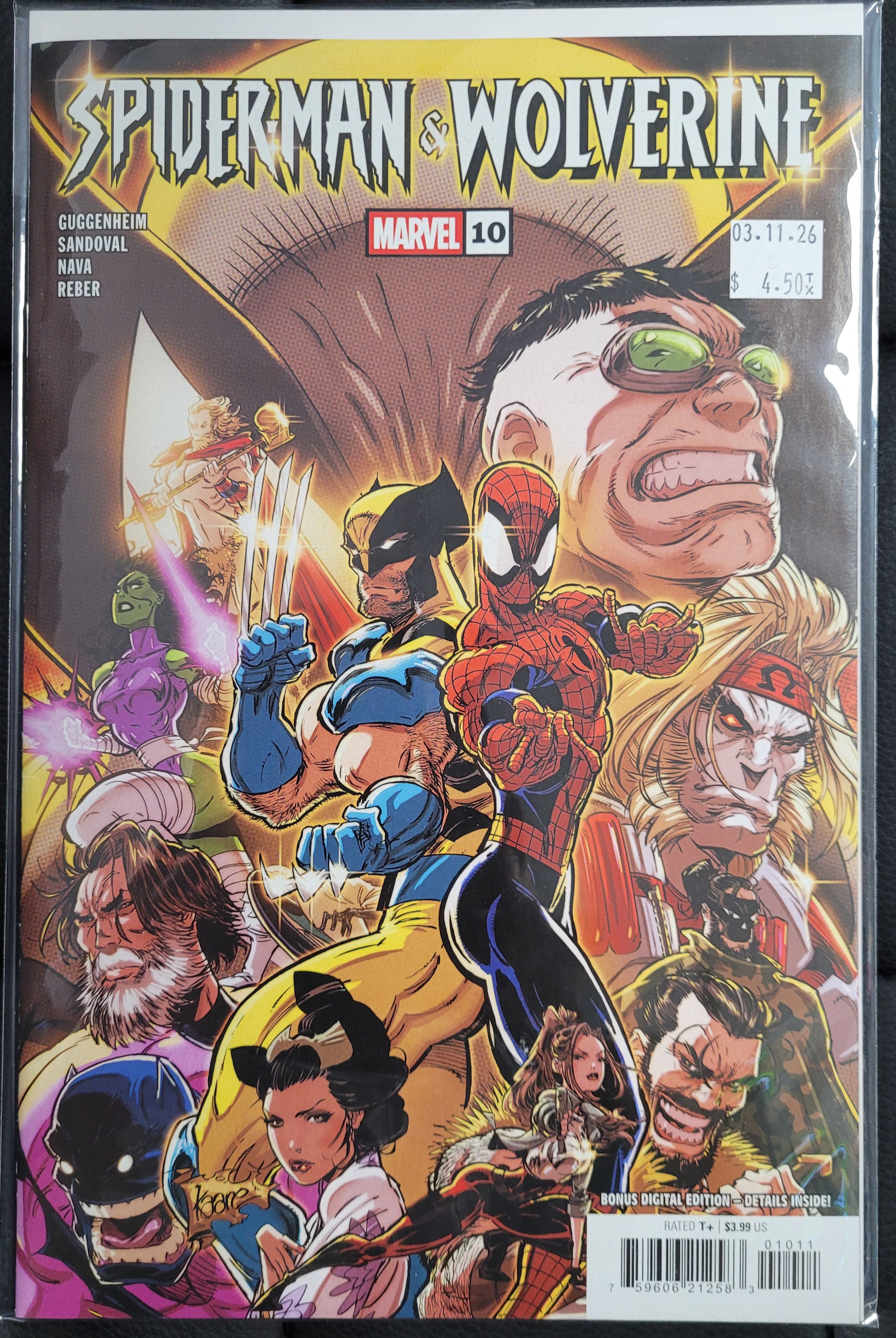 Marvel Spider-Man & Wolverine 10a Kaare Andrews