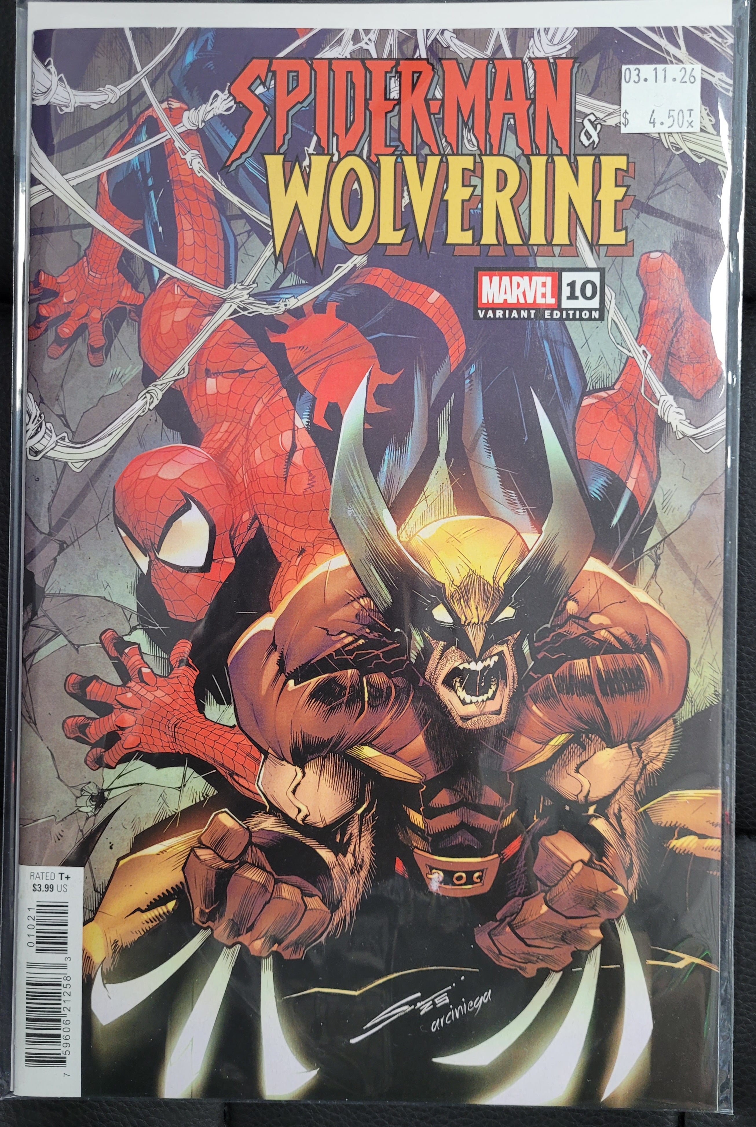 Marvel Spider-Man & Wolverine 10b Sandoval