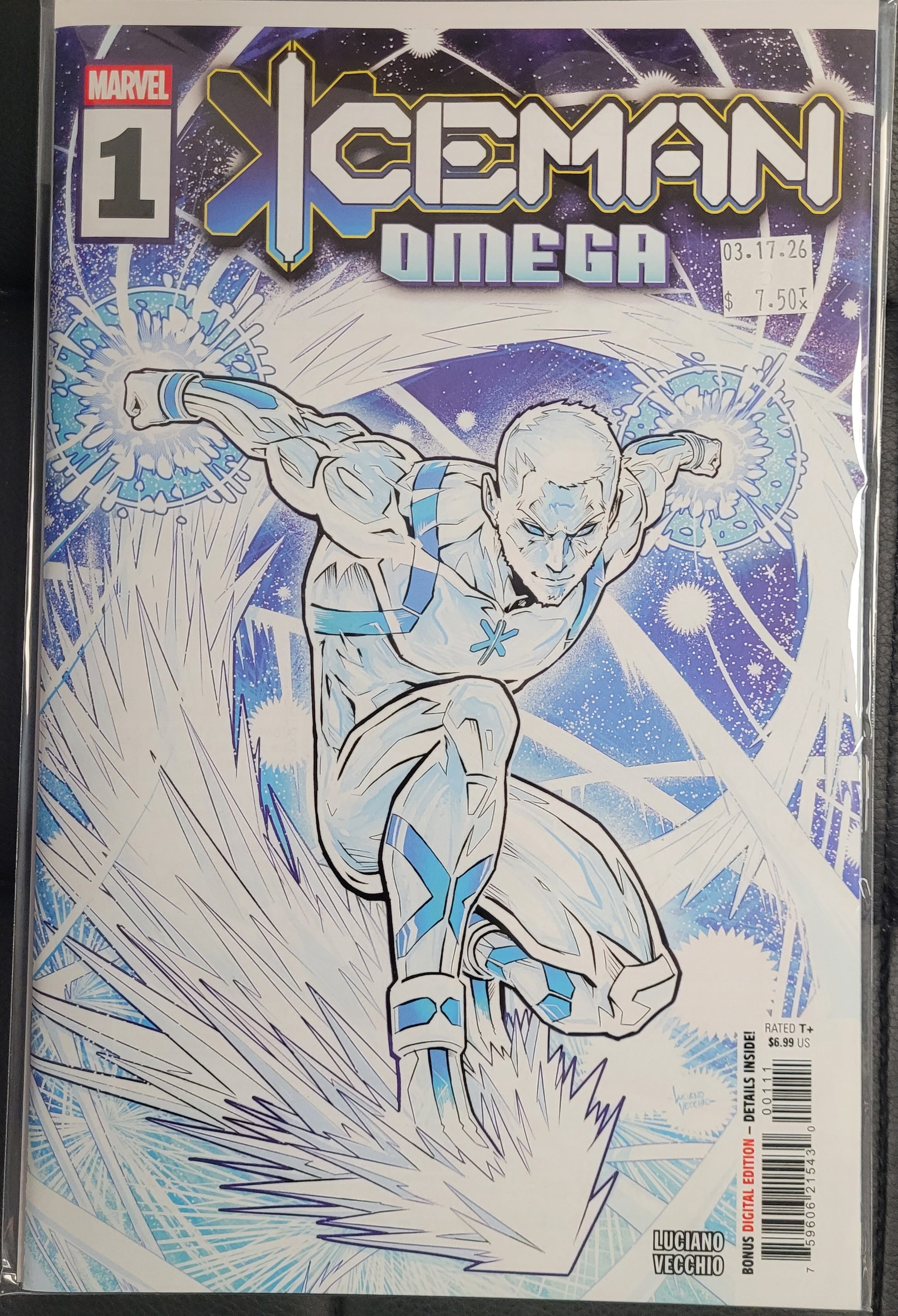 Marvel Iceman Omega 1a Vecchio