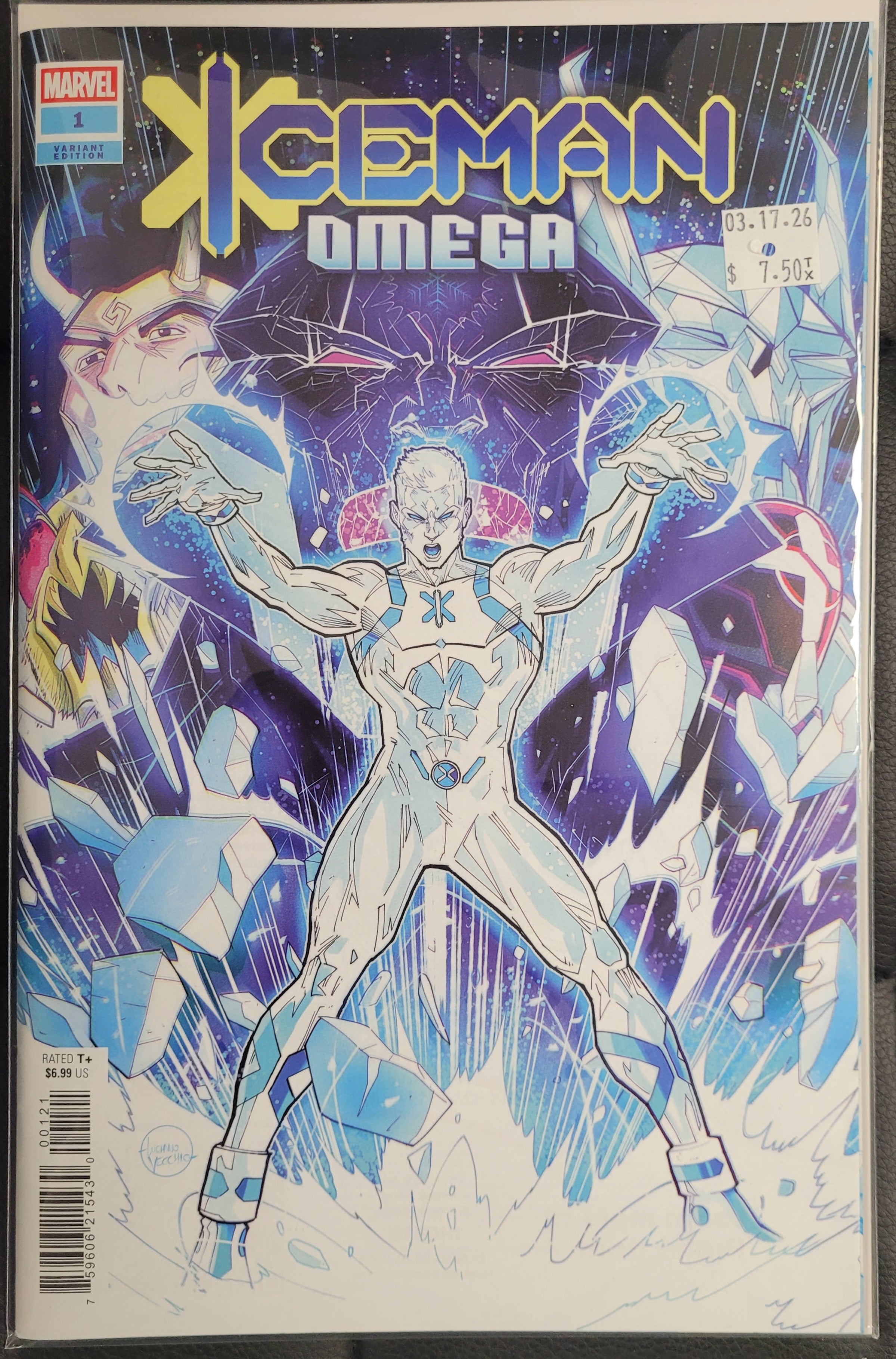 Marvel Iceman Omega 1b Vecchio