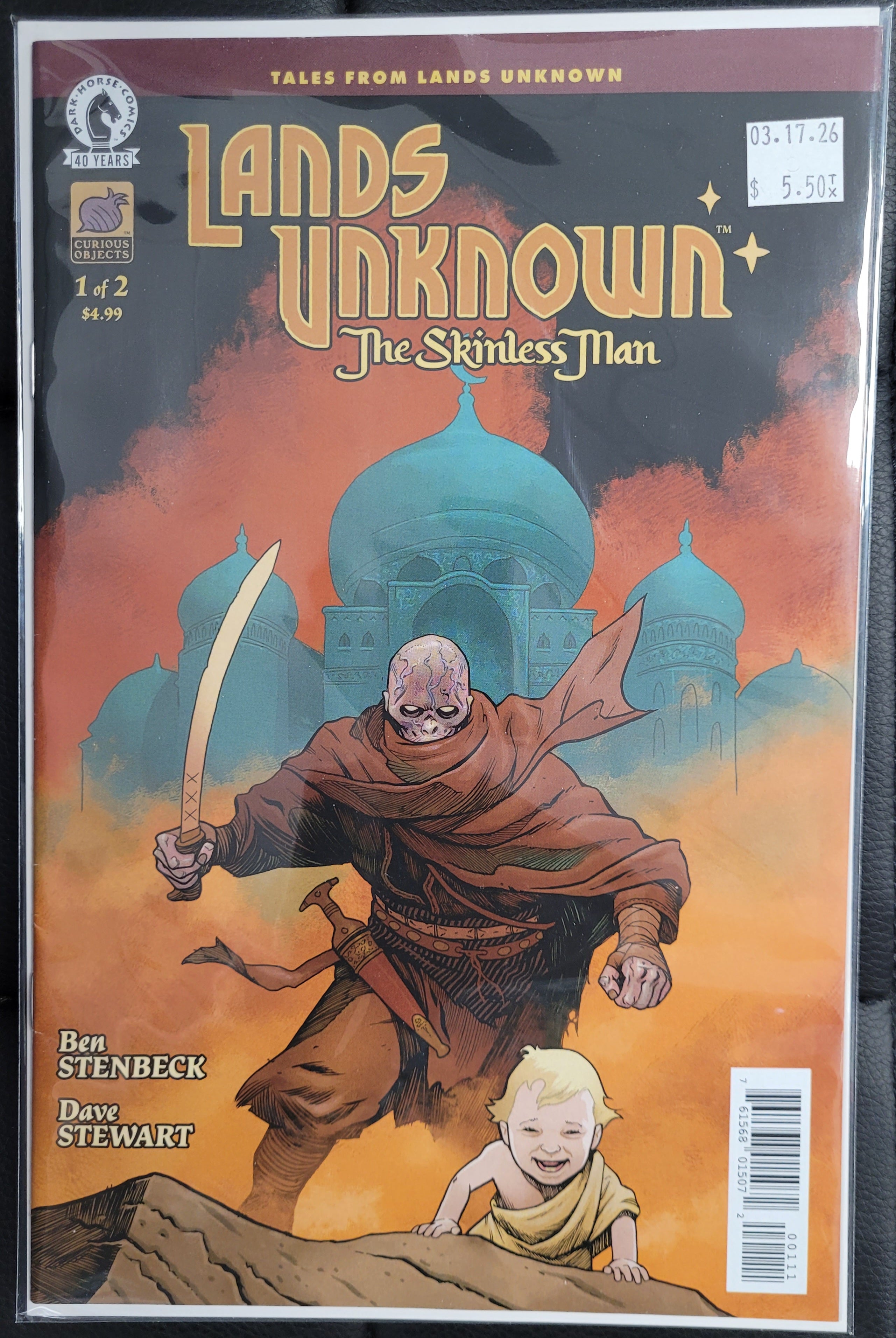 Dark Horse Lands Unknown The Skinless Man 1a Stenbeck
