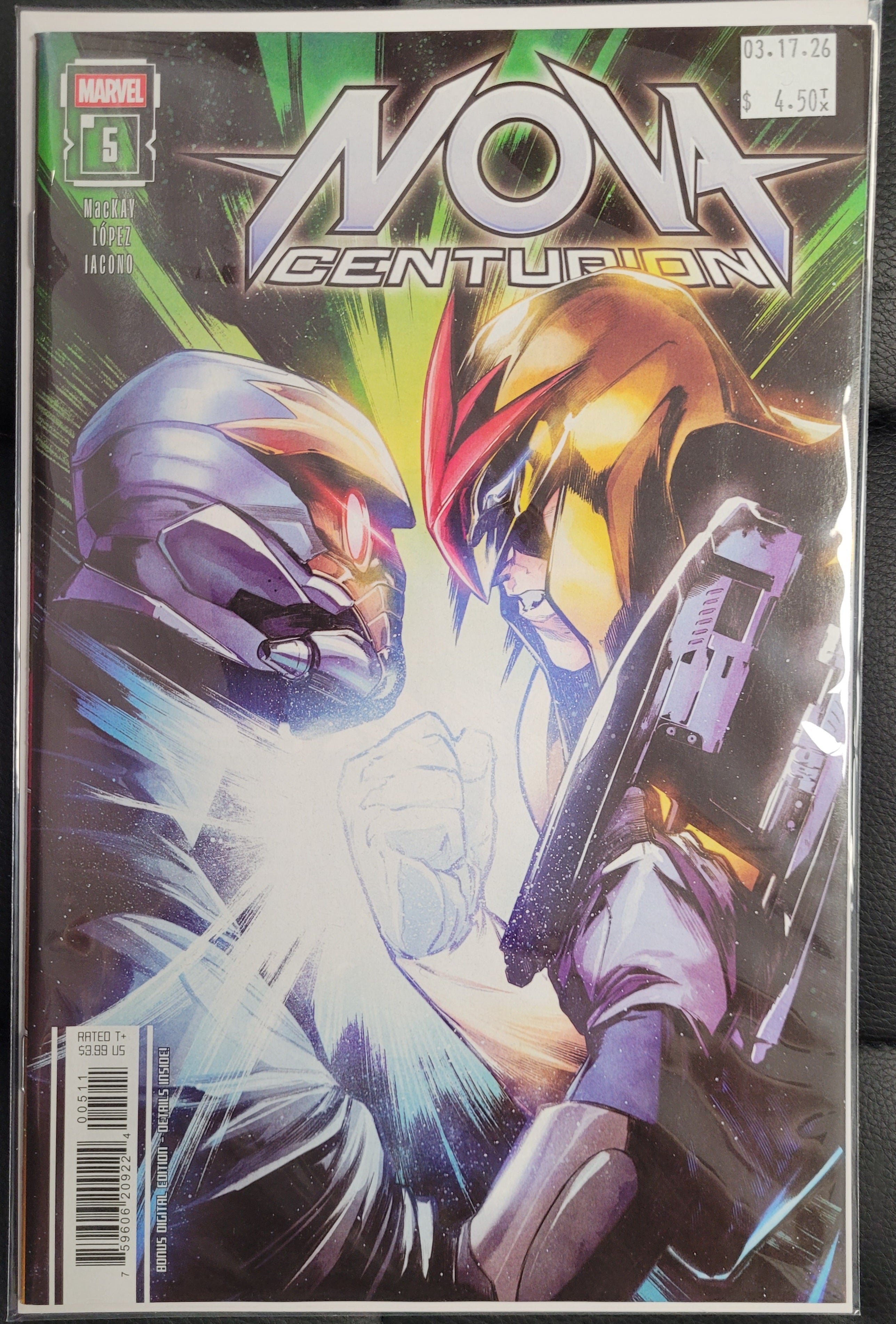Marvel Nova Centurion 5a Cappuccio