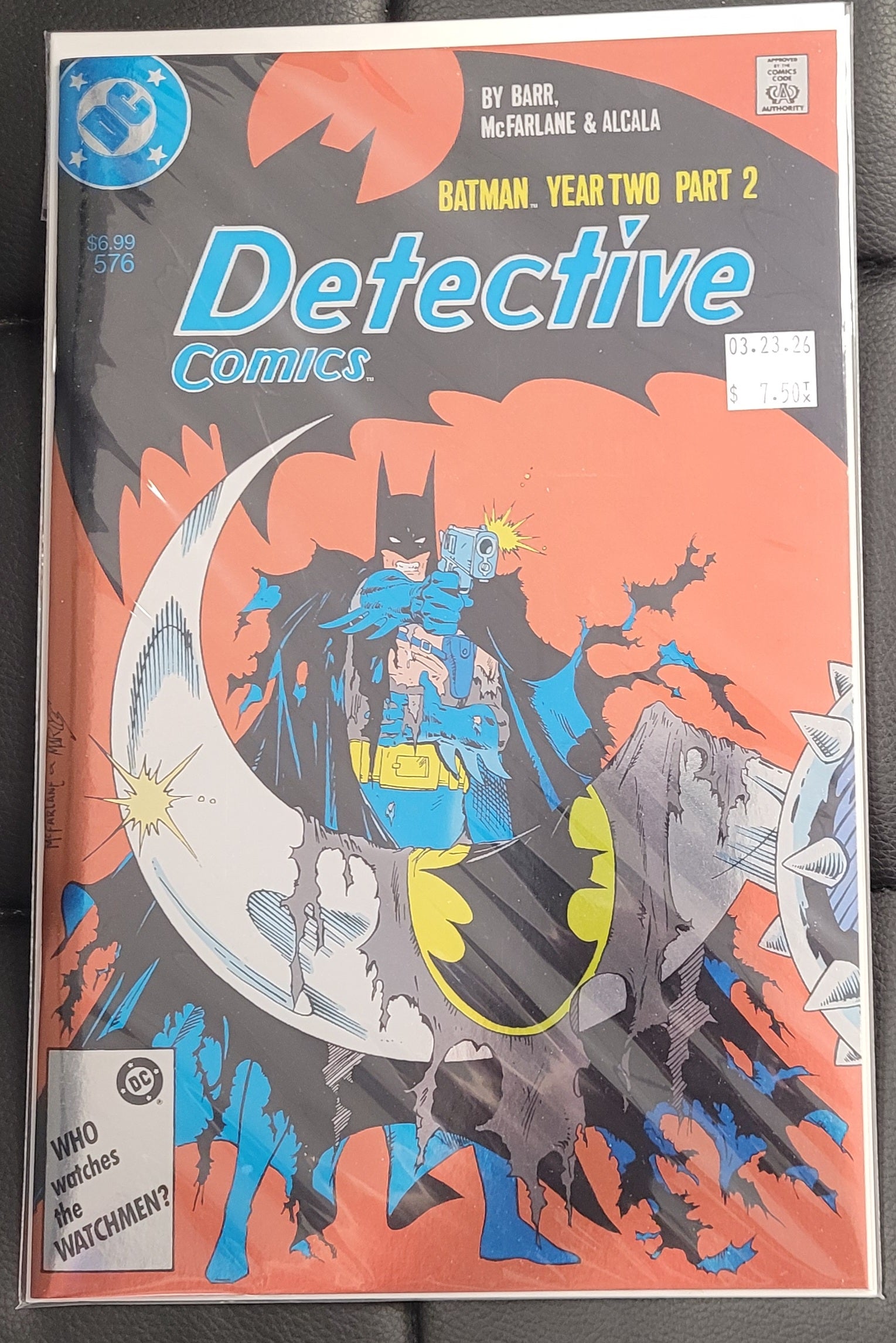 DC Detective Comics 576c Facsimile Foil