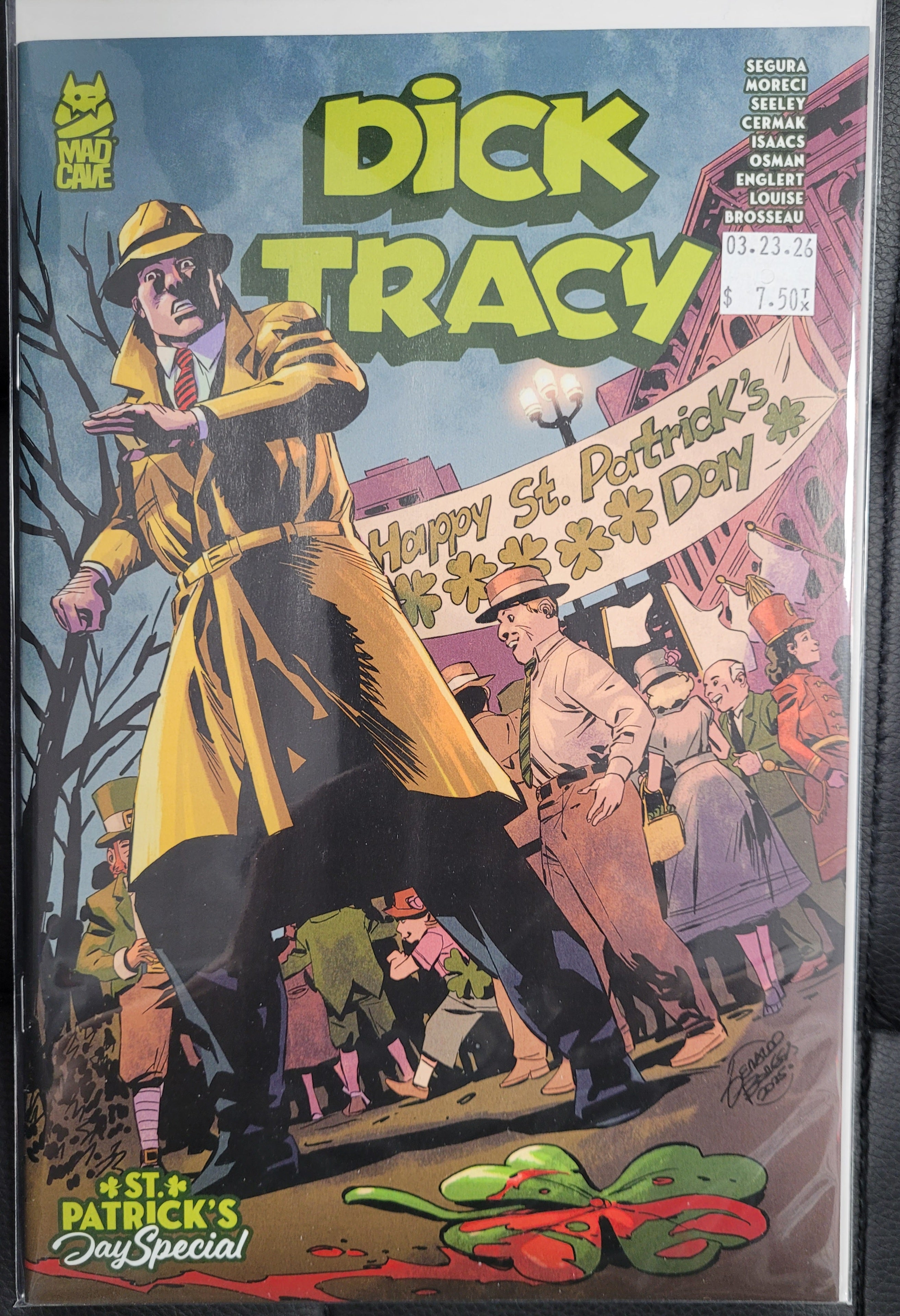 Mad Cave Dick Tracy St. Patrick's Day Special 1a Borges