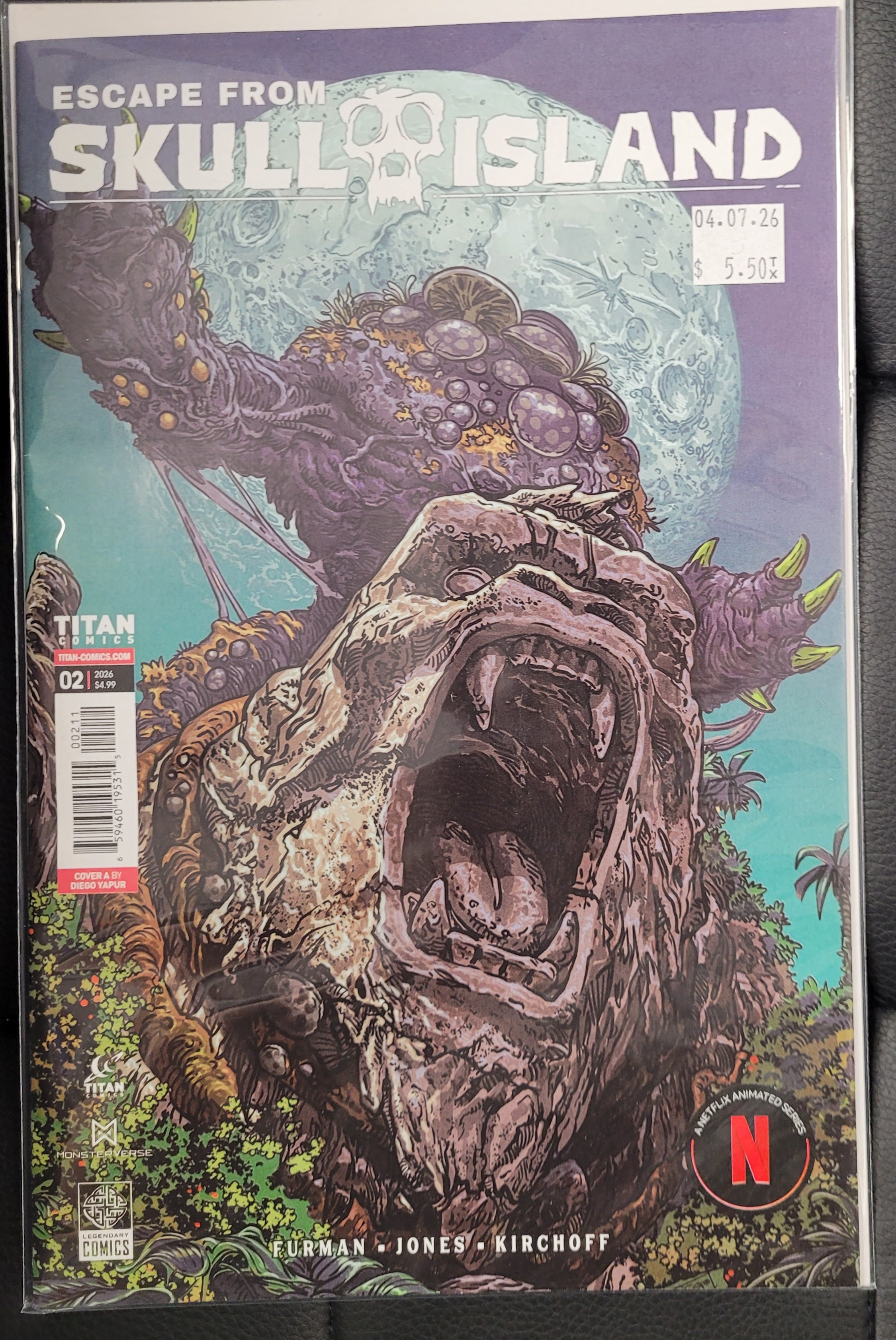 Titan Comics Escape From Skull Island 2a Yapur