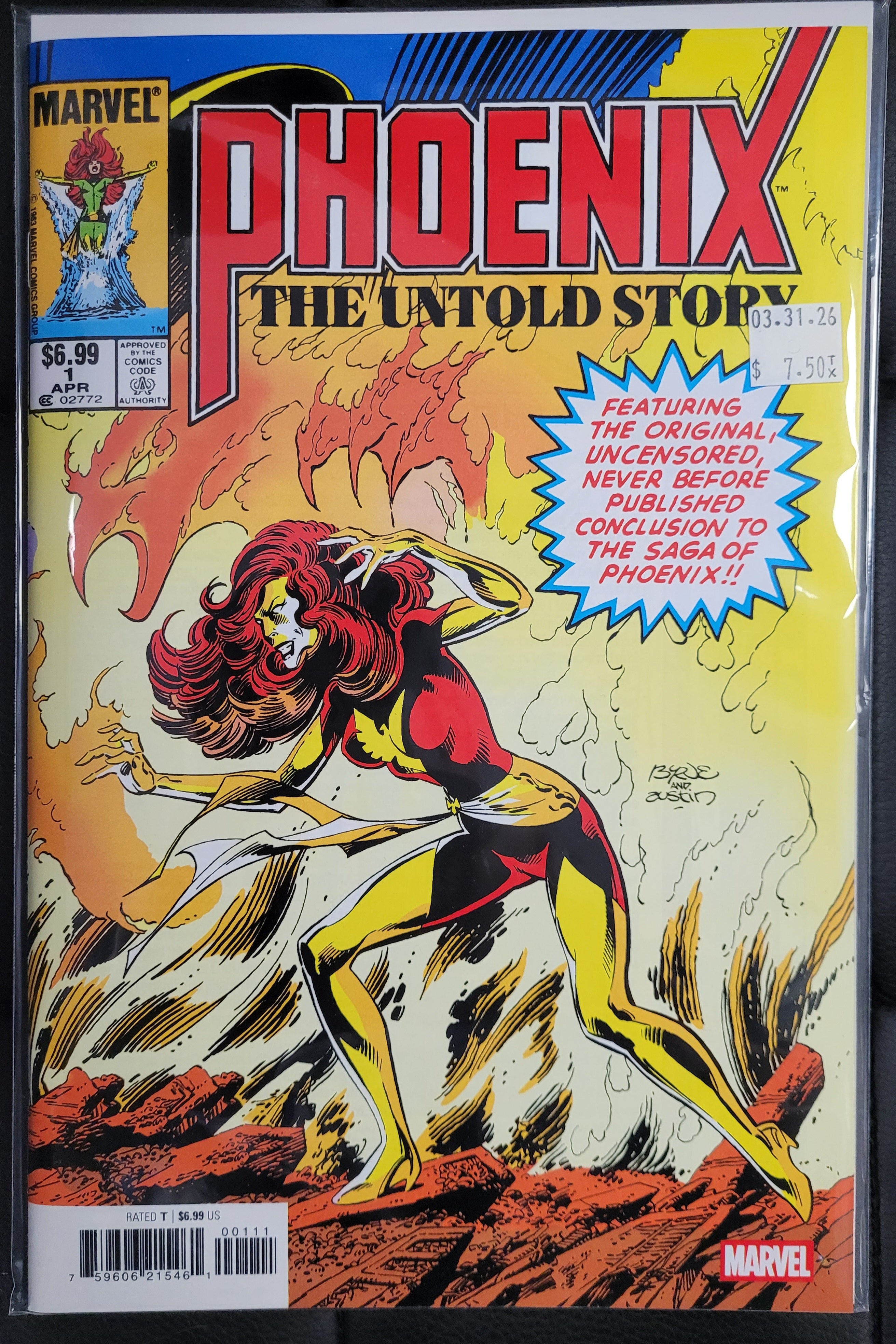 Marvel Phoenix the Untold Story 1 Facsimile