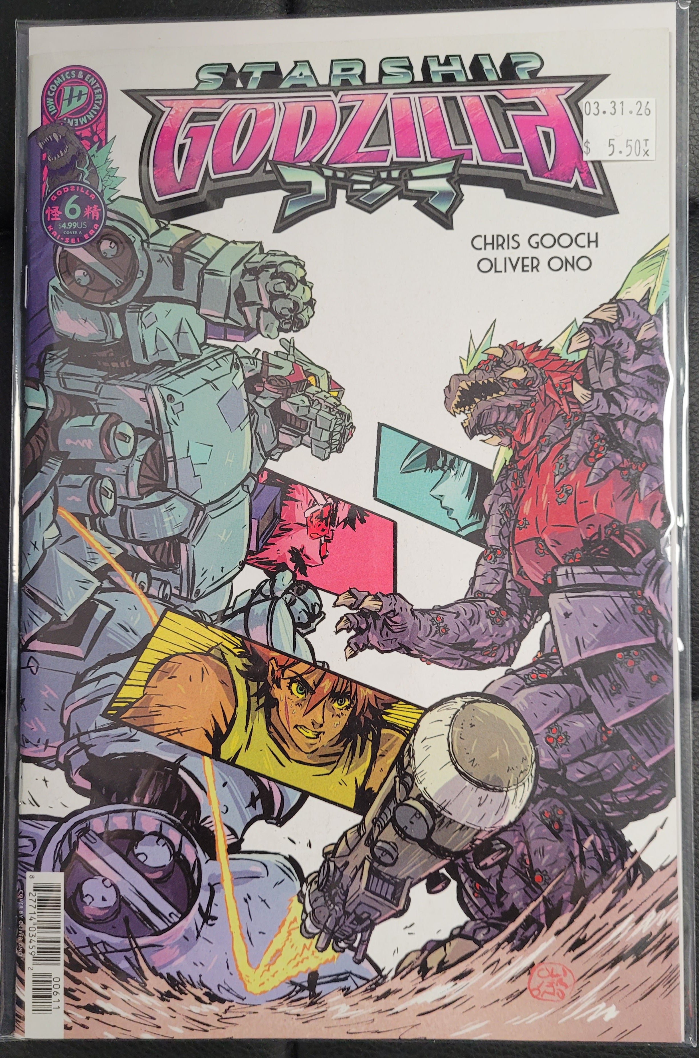 IDW Starship Godzilla 6a Ono