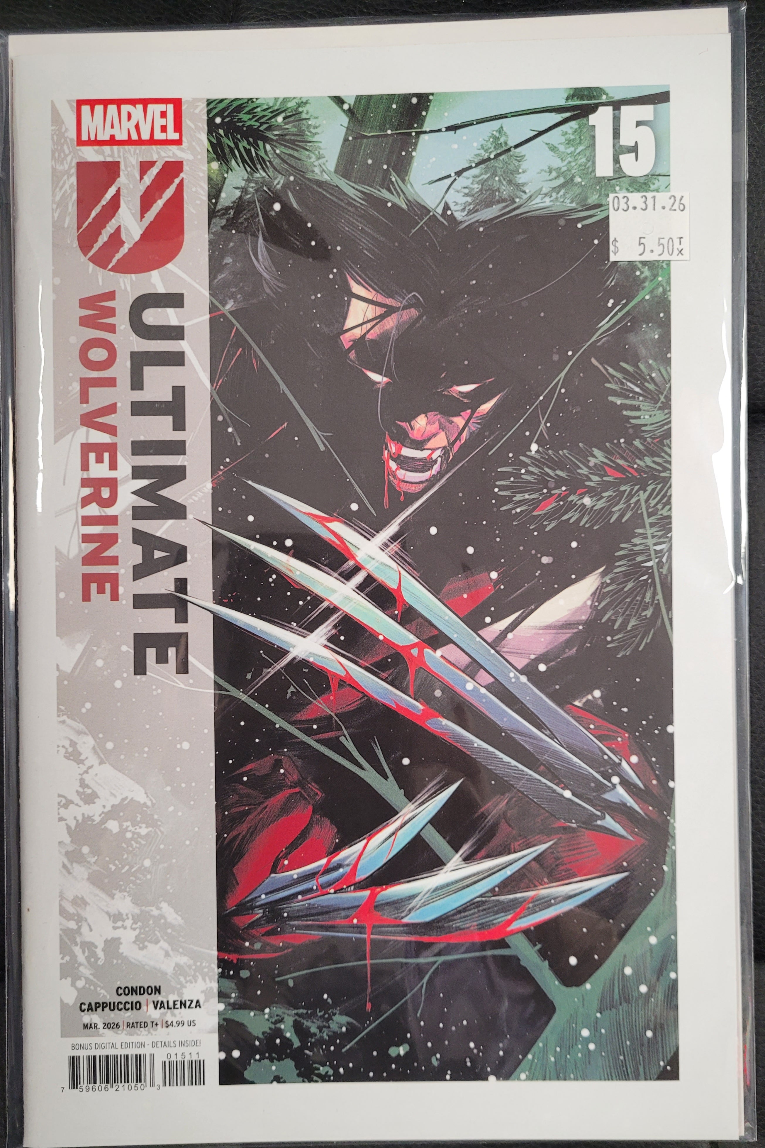 Marvel Ultimate Wolverine 15a Cappuccio