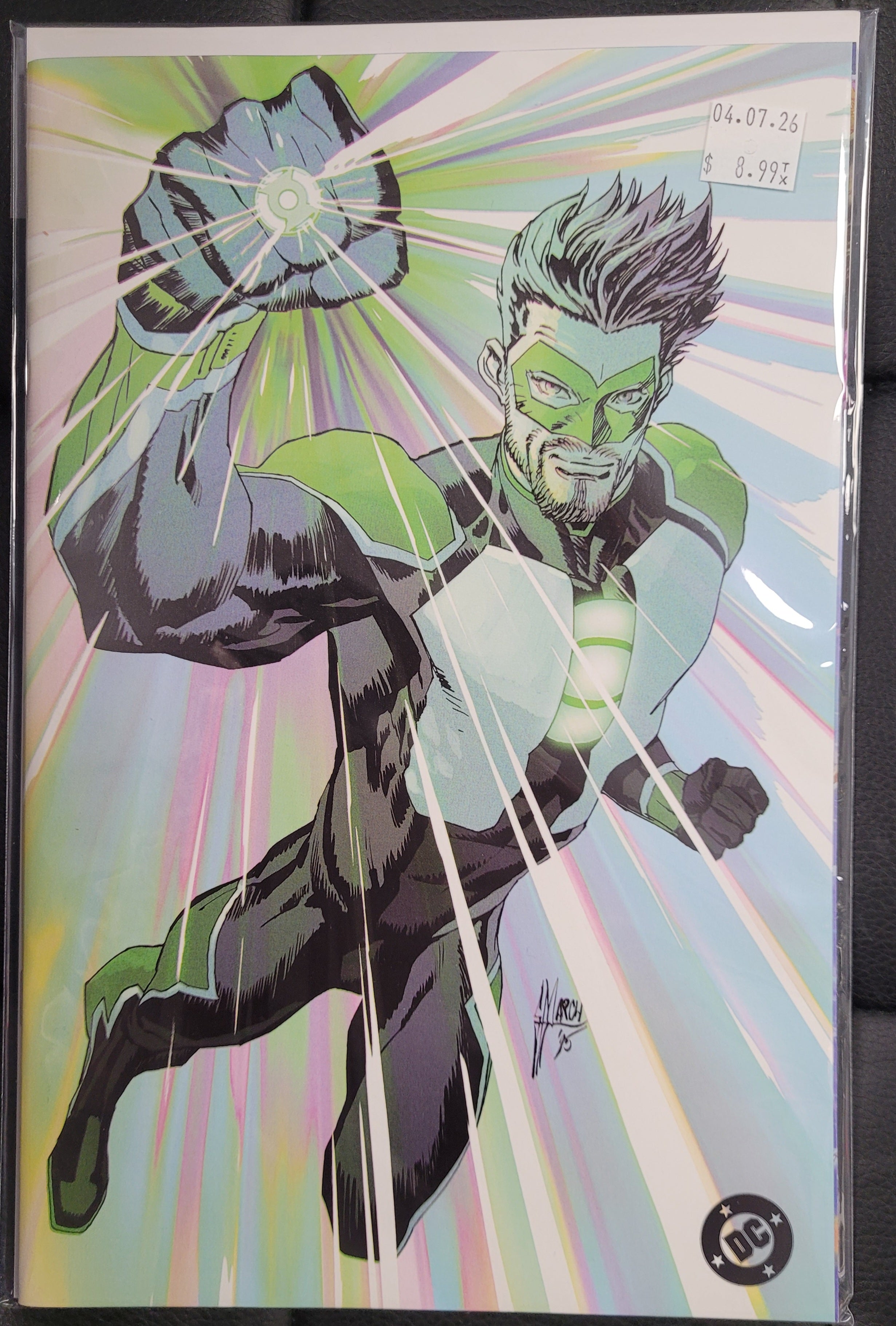 DC Green Lantern 33g glow in the dark