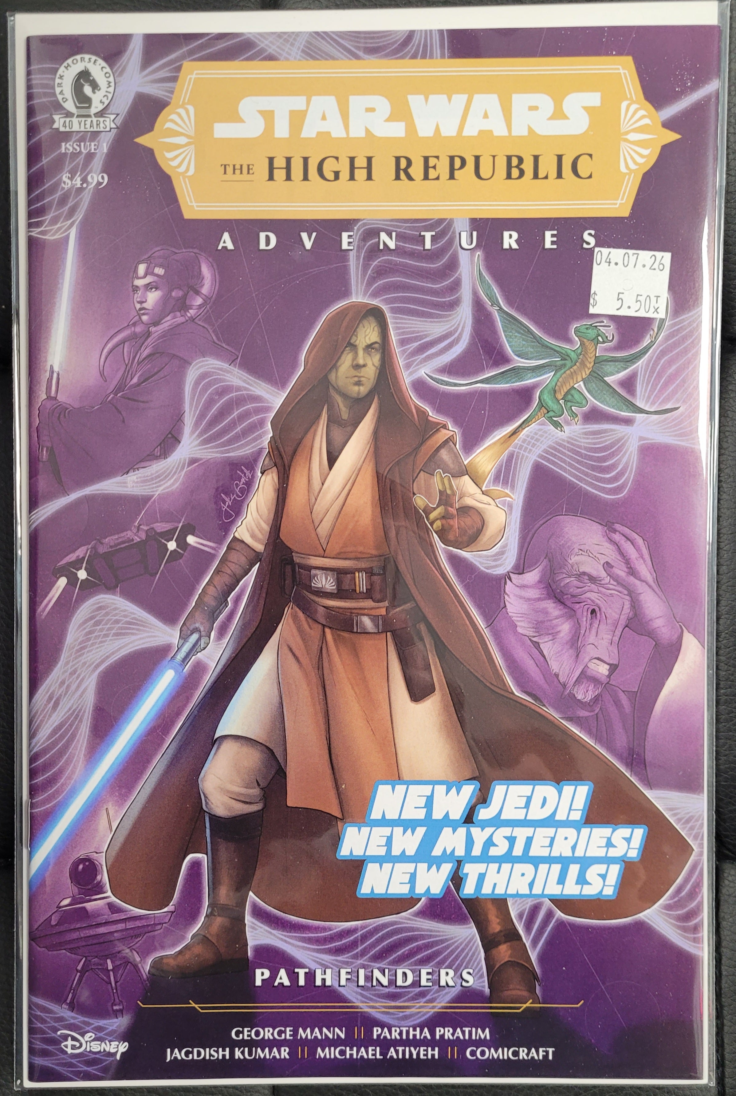Dark Horse Star Wars High Republic Adventures Pathfinders 1a Bartok