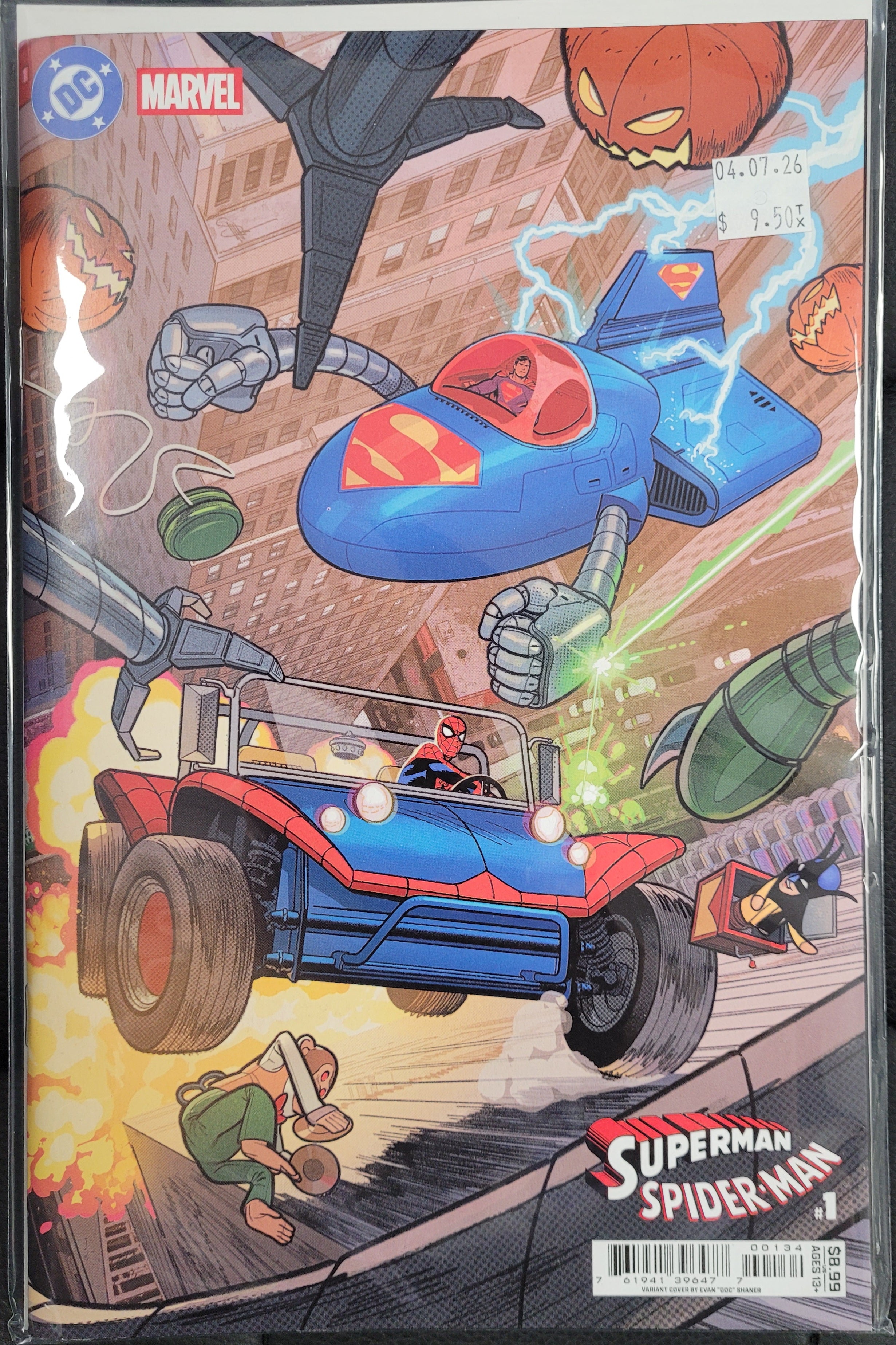 Superman/Spider-Man #1 Shaner