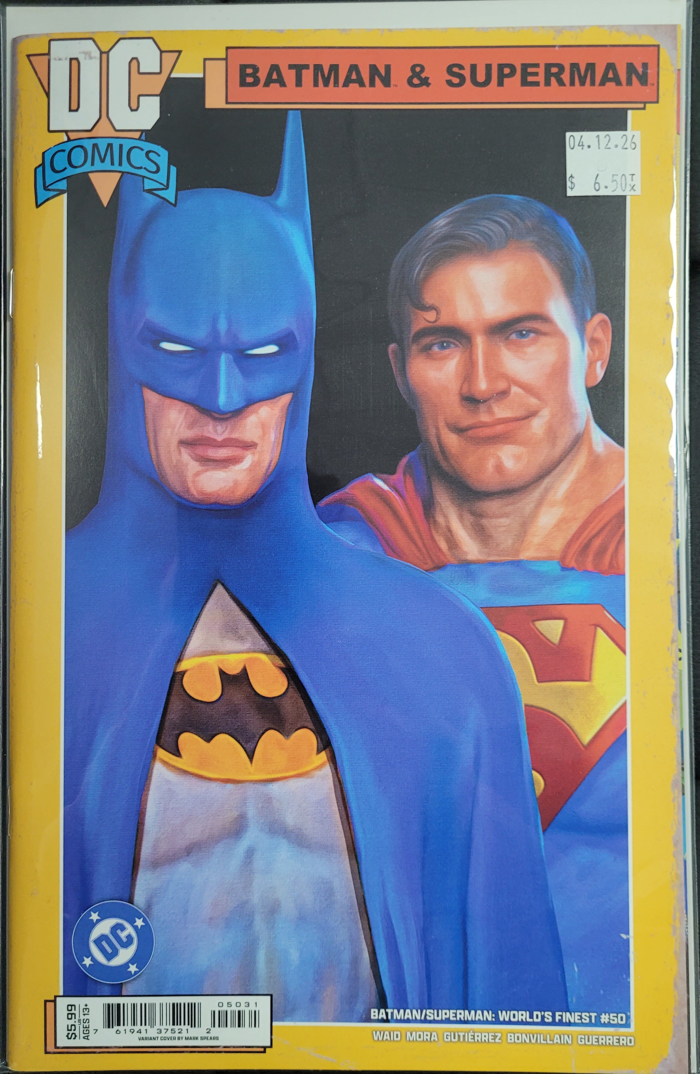 DC Batman Superman World's Finest 50c Spears