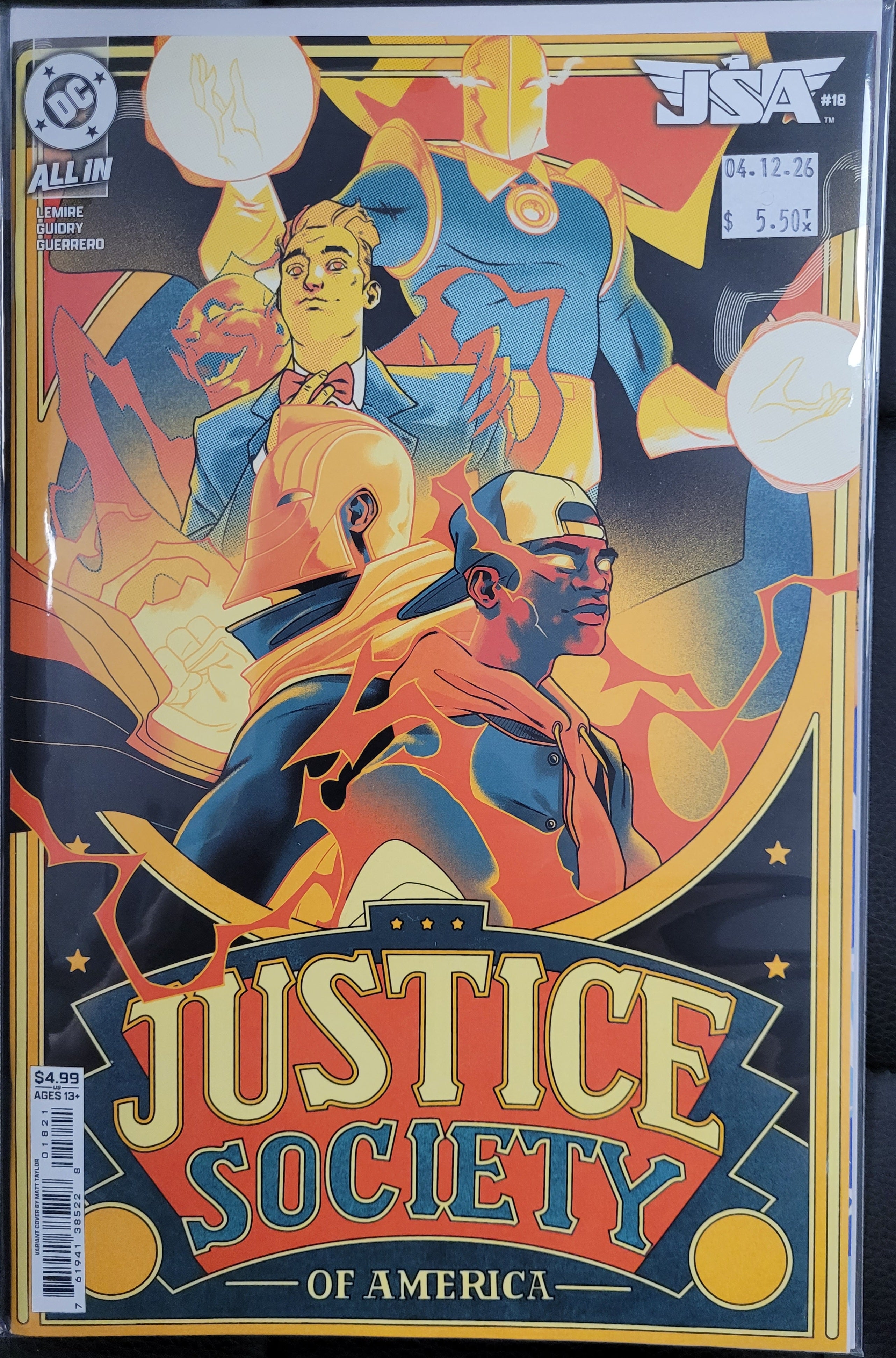 DC JSA 18b Taylor
