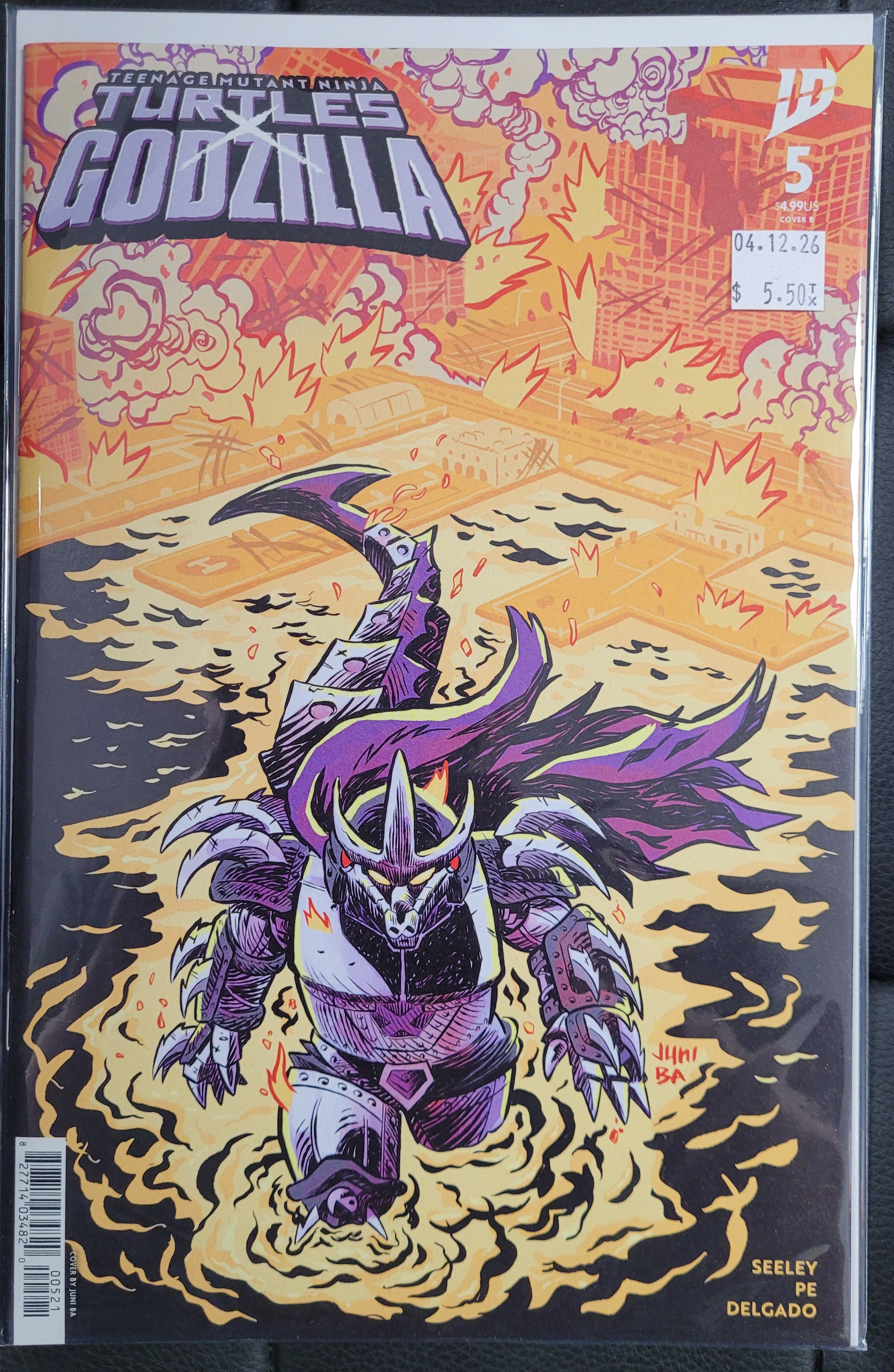 IDW TMNT Godzilla 5b Juni Ba