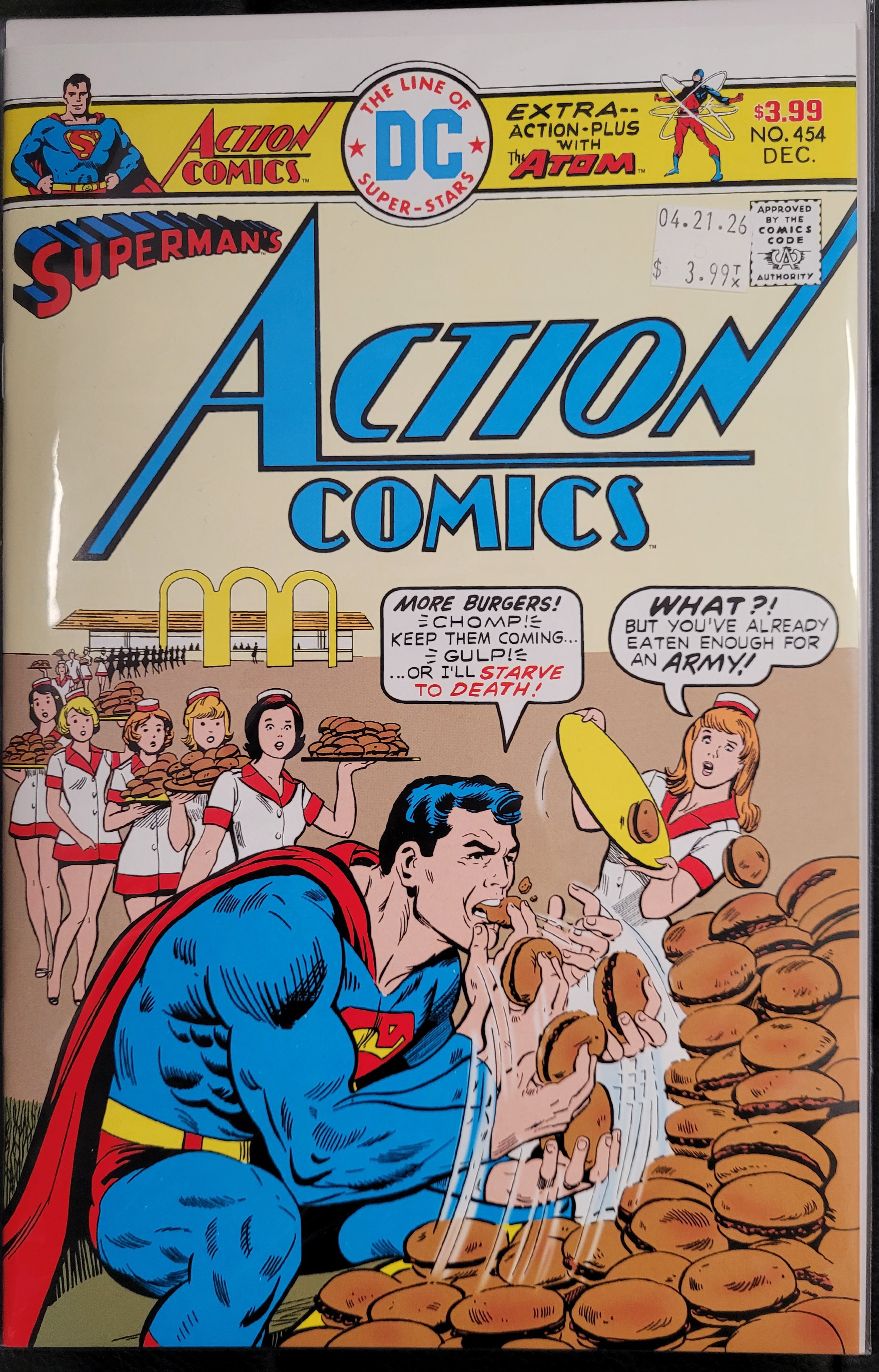 DC Action Comics 454a Facsimile