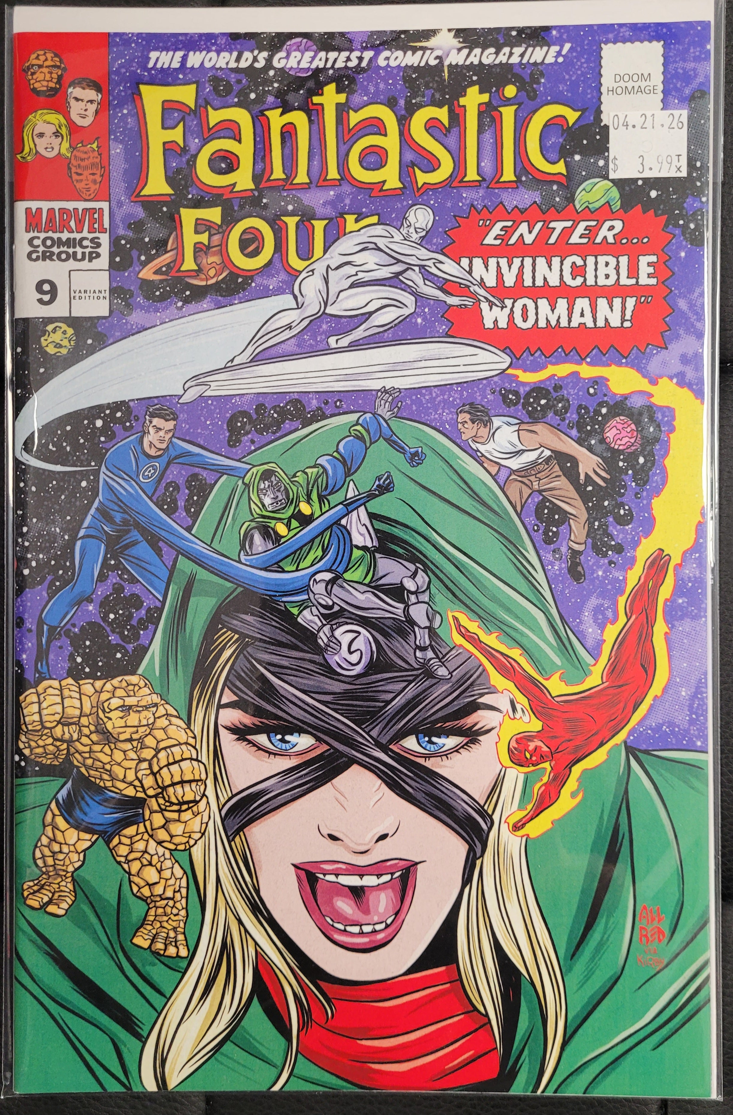 Marvel Fantastic Four 9c Allred