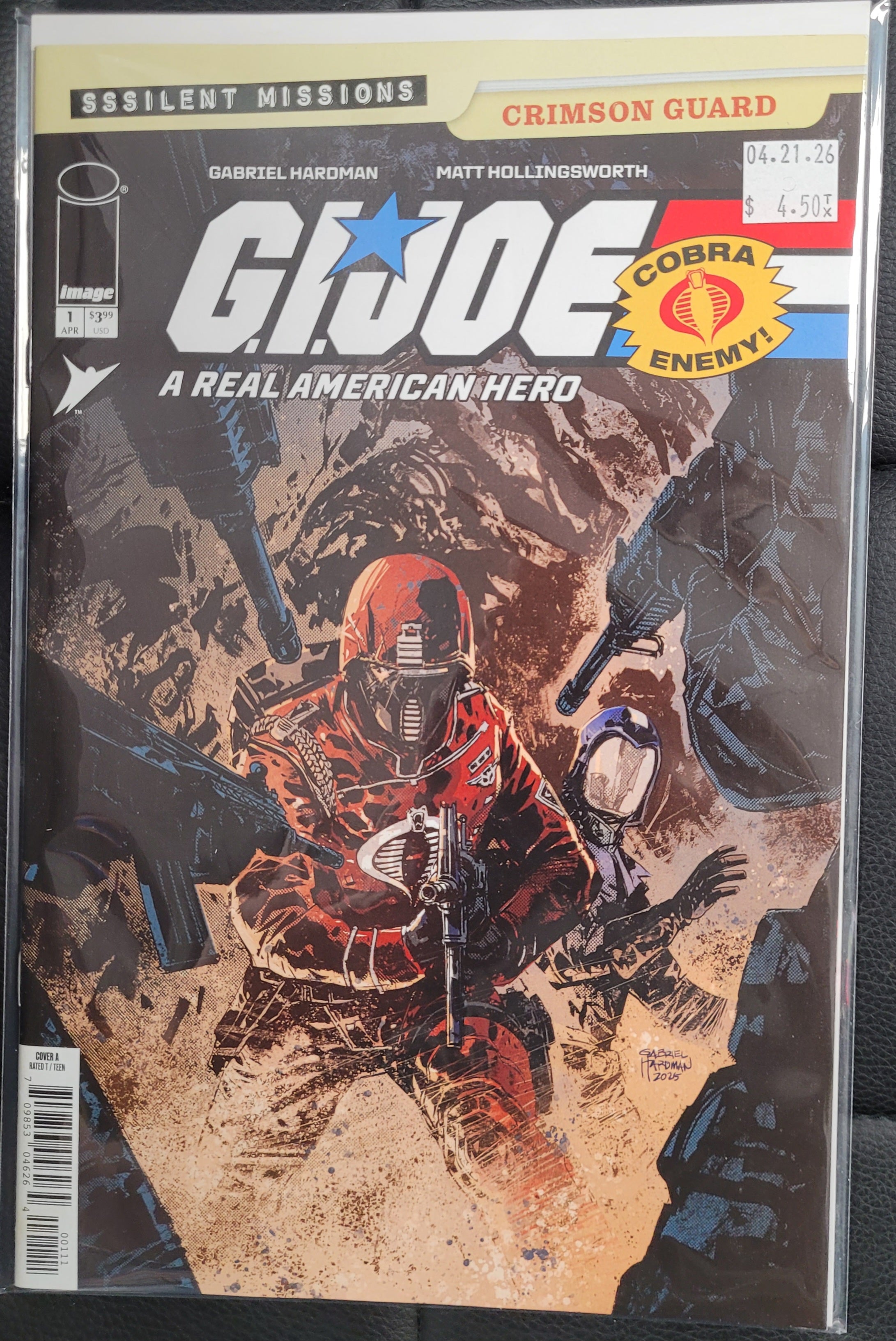 Image GI Joe A Real American Hero Sssilent Missions Crimson Guard 1a Hardman