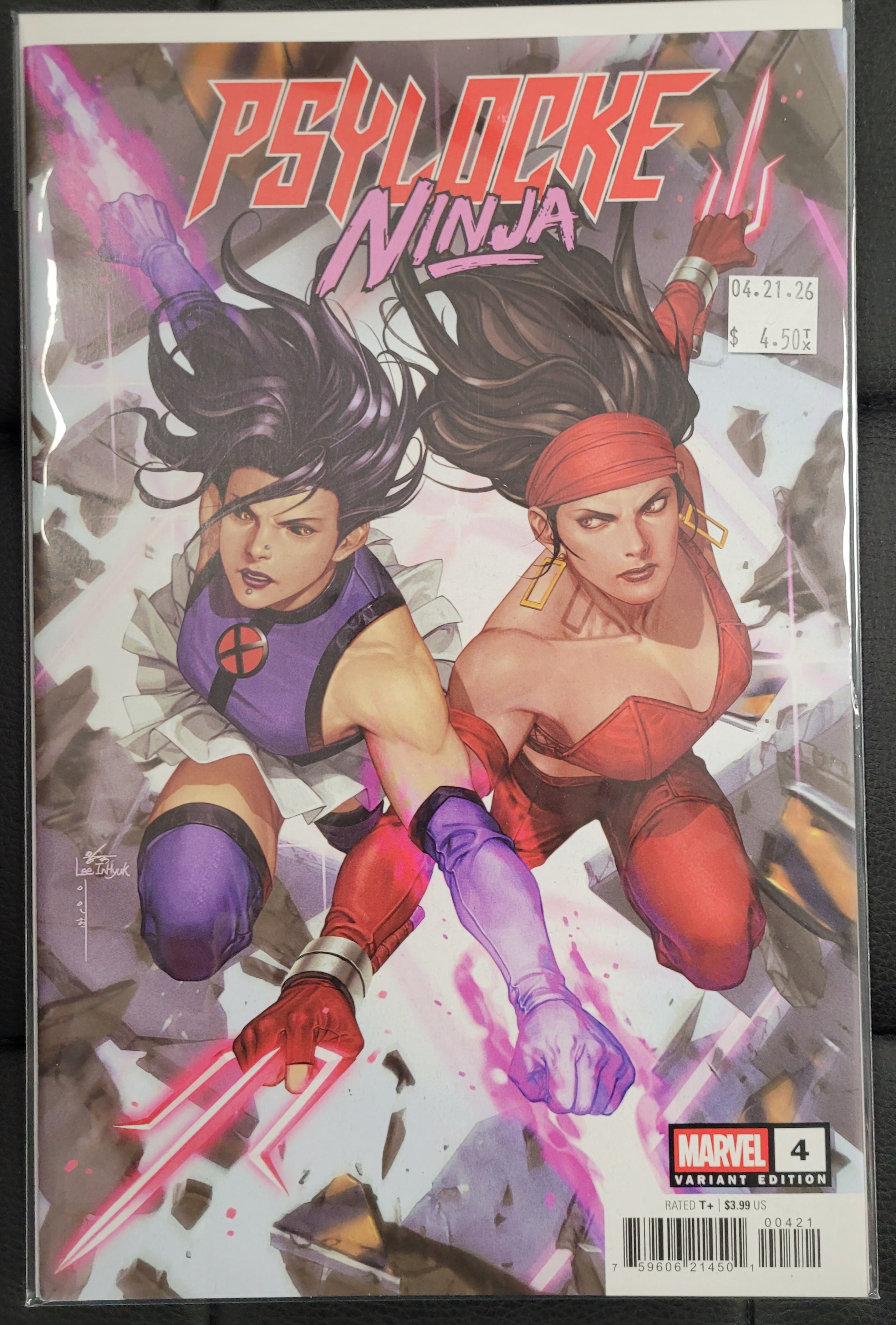 Marvel Psylocke Ninja 4b Inhyuk Lee