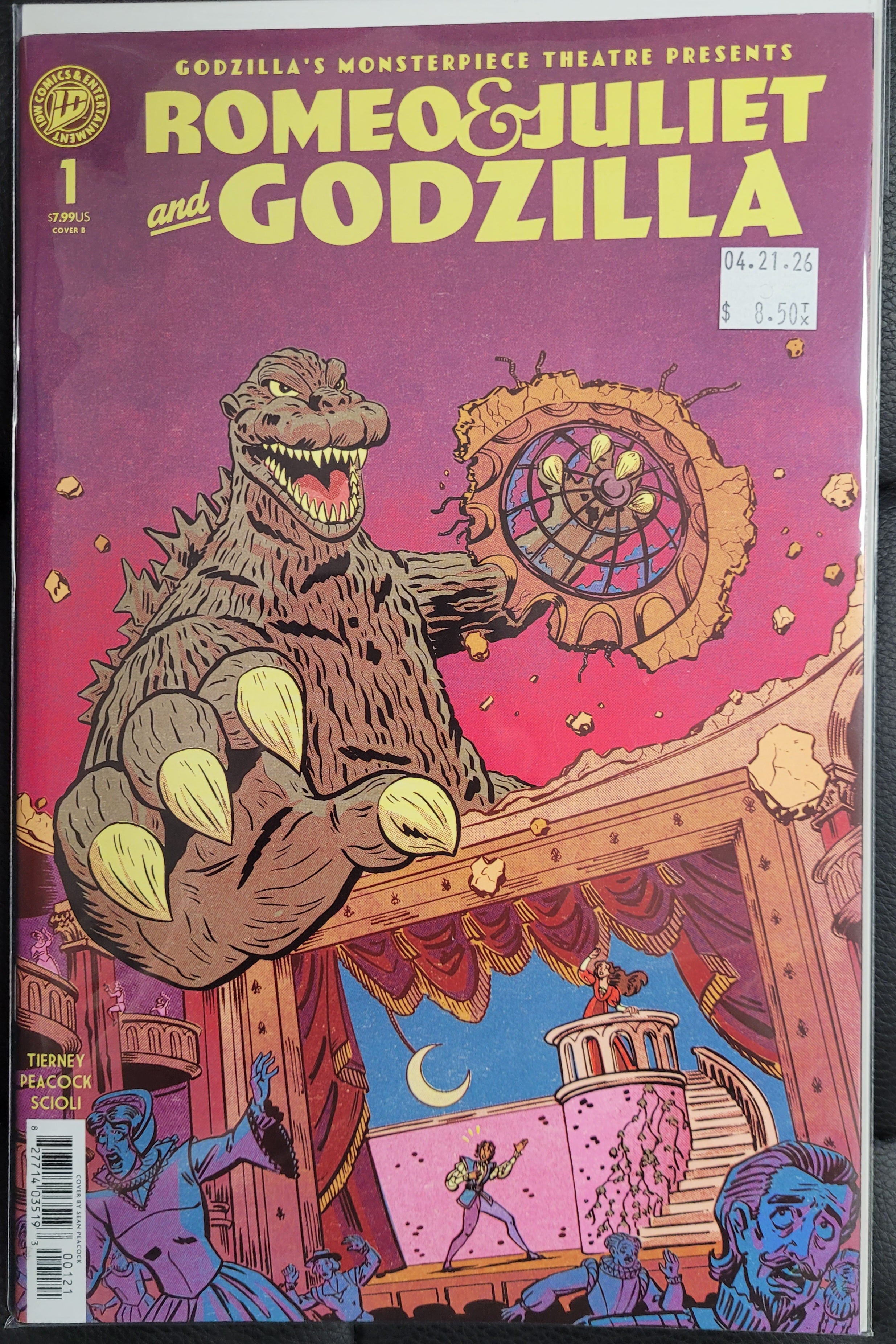 IDW Romeo & Juliet and Godzilla 1b Peacock