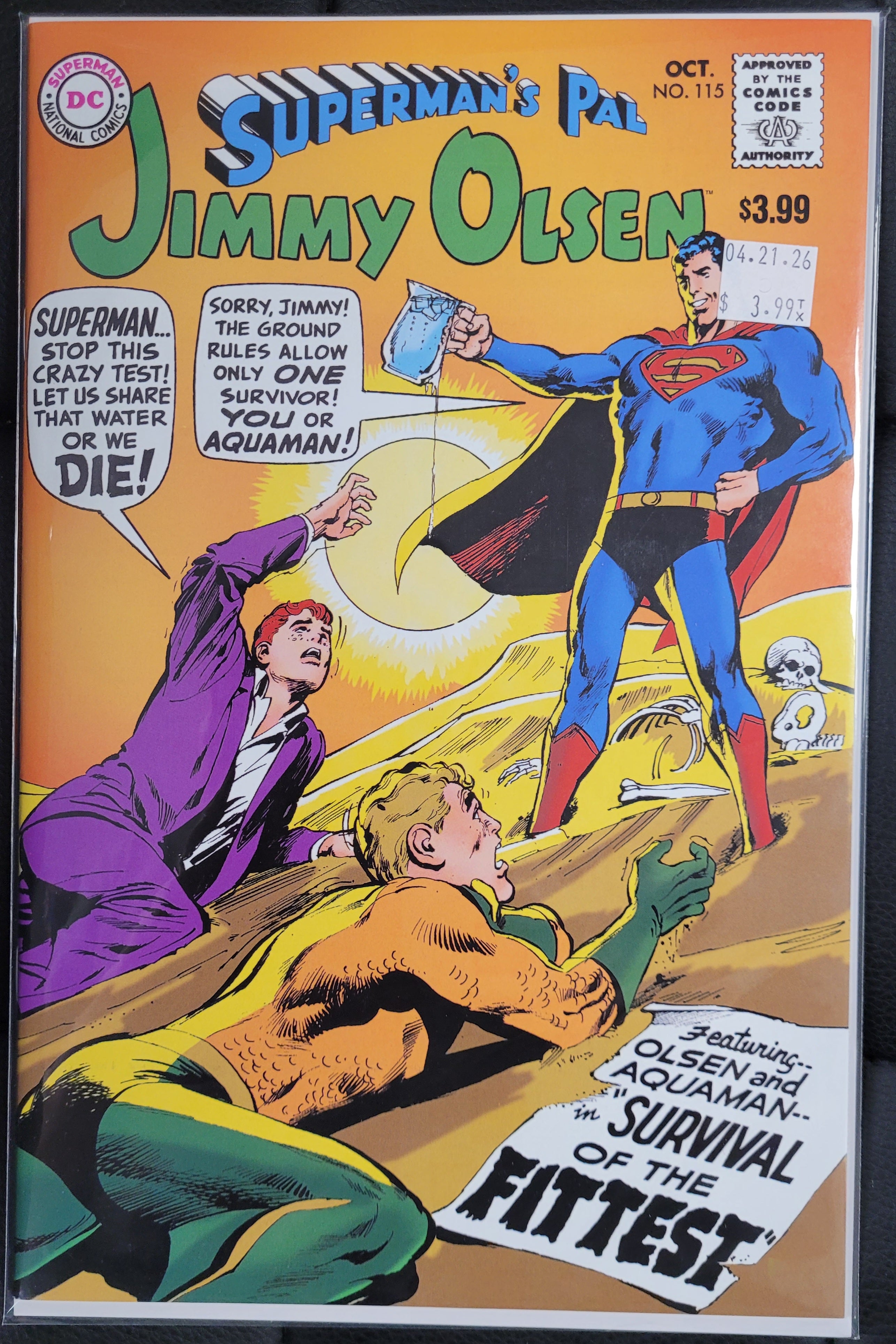 DC Superman's Pal Jimmy Olsen 115a Facsimile