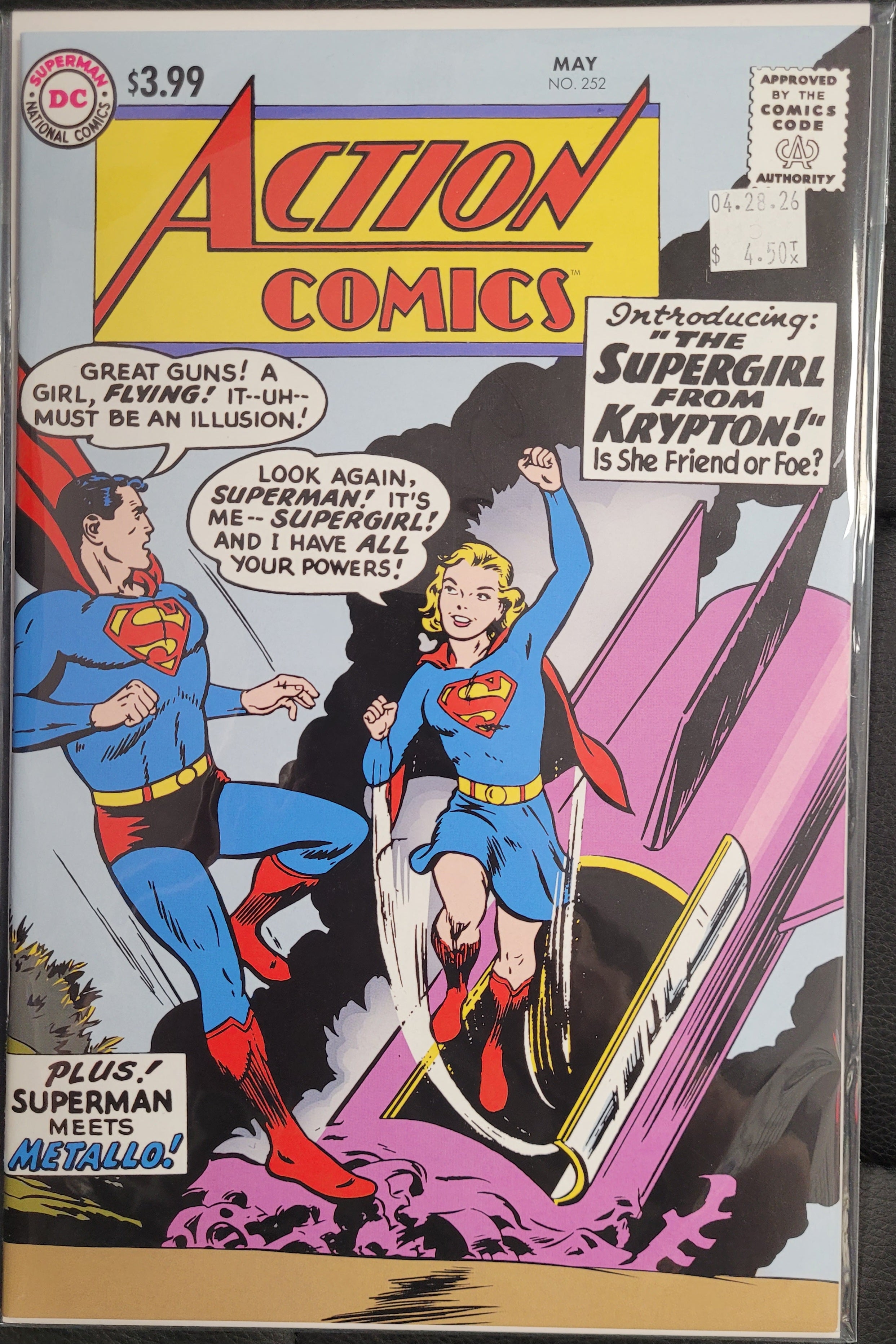 DC Superman Day 2026 Action Comics 252 Facsimile